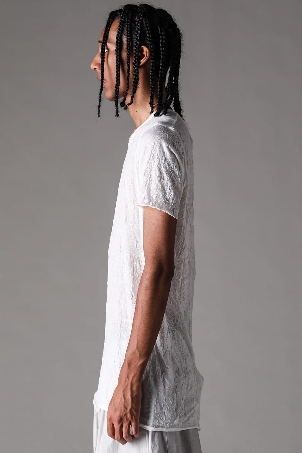 《2027SS先行予約》Washed Guize Crew Neck Tee"Black / White /L.Grey /Grey" / ウォッシュドガーゼクルーネックTee"ブラック / ホワイト /ライトグレー /グレー"