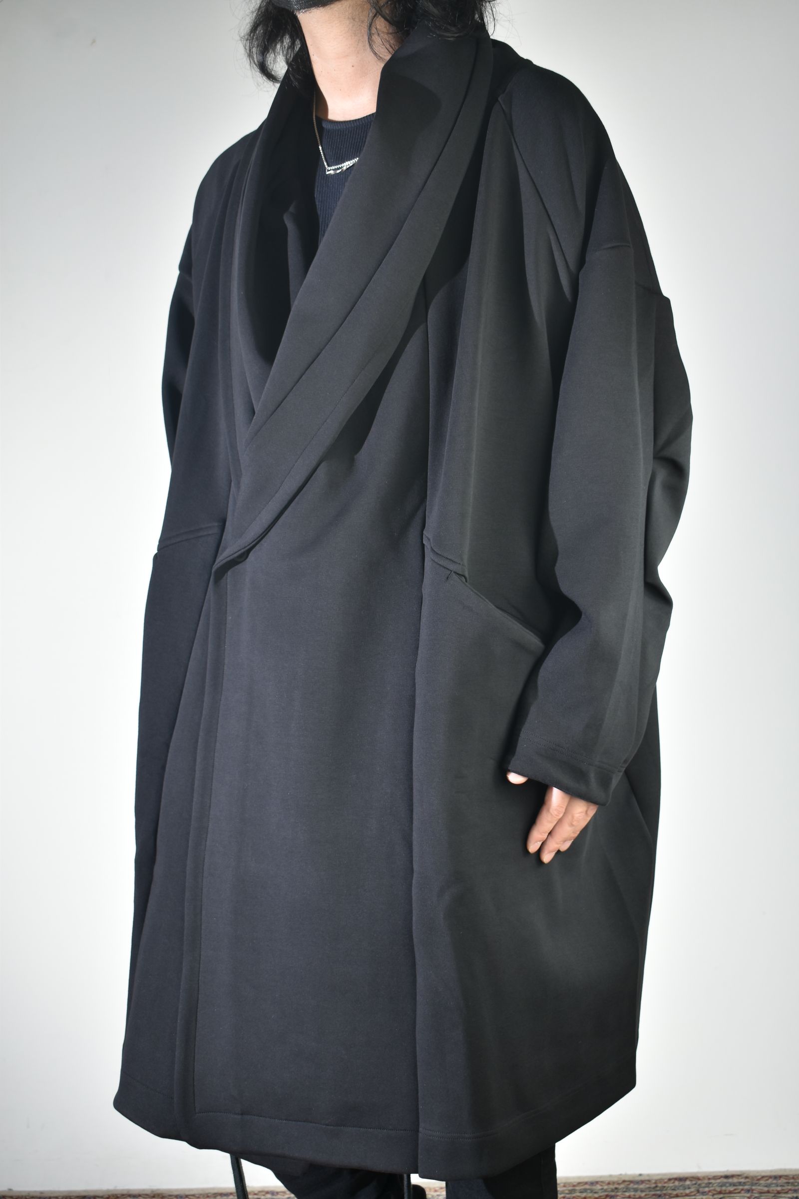 Rap Jersey Coat "Black" / ラップジャージーコート"ブラック"