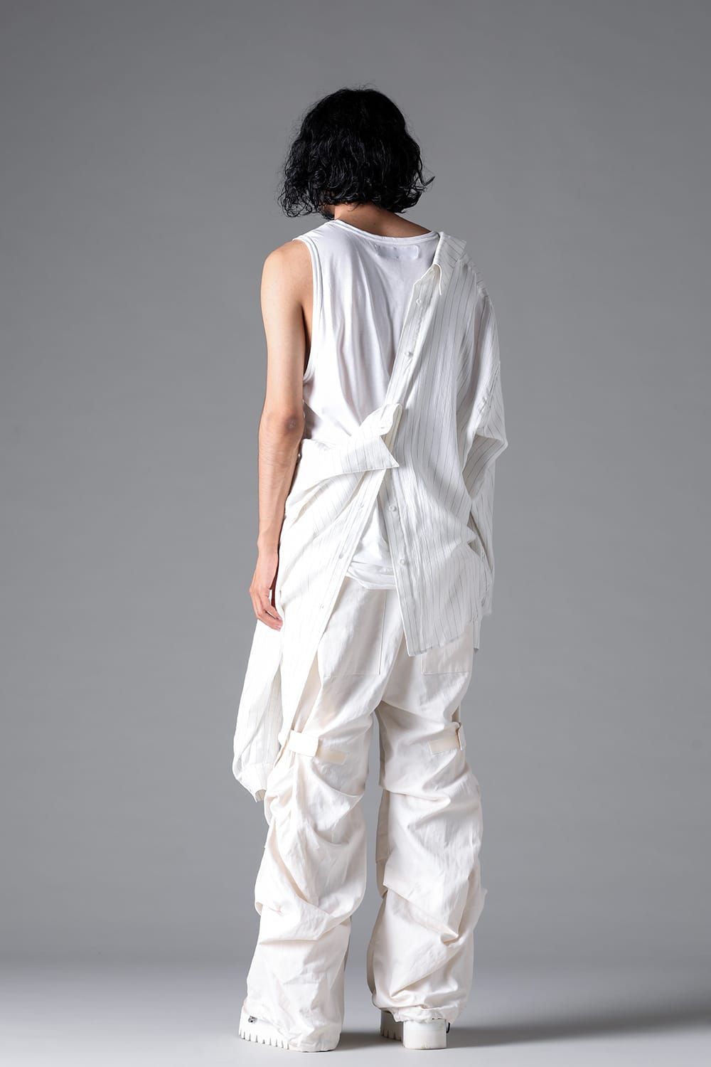《2026SS先行予約》Back Face Shirts"White × Stripe" / バックフェイスシャツ"ホワイト×ストライプ"
