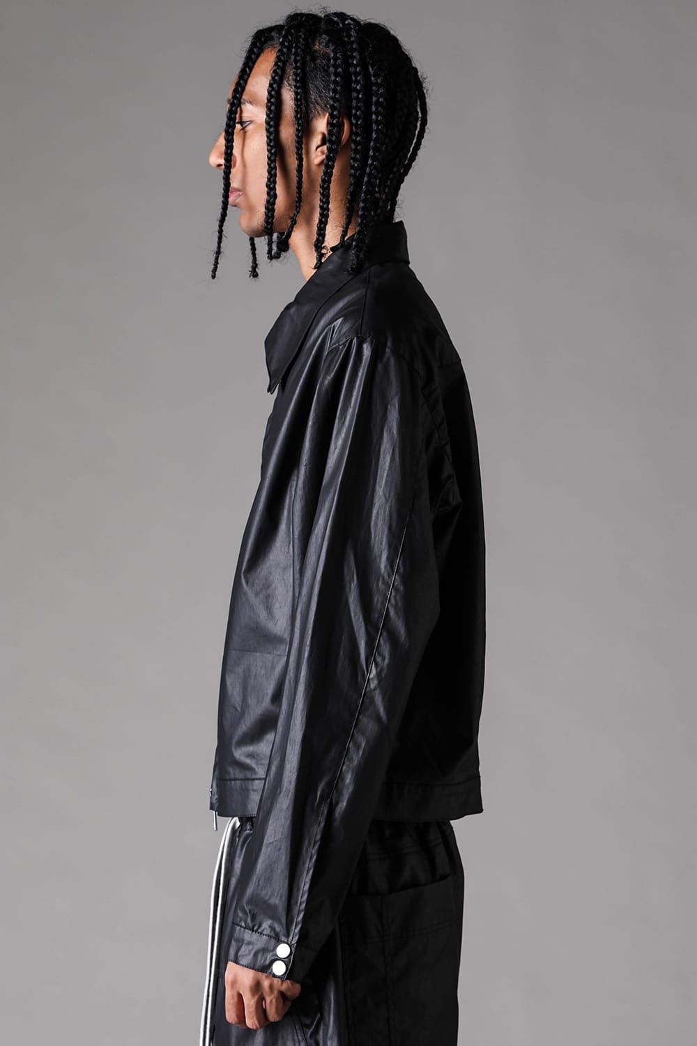 《2027SS先行予約》Short Shirts Blouson "Black / Khaki" / ショートシャツブルゾン"ブラック / カーキ"