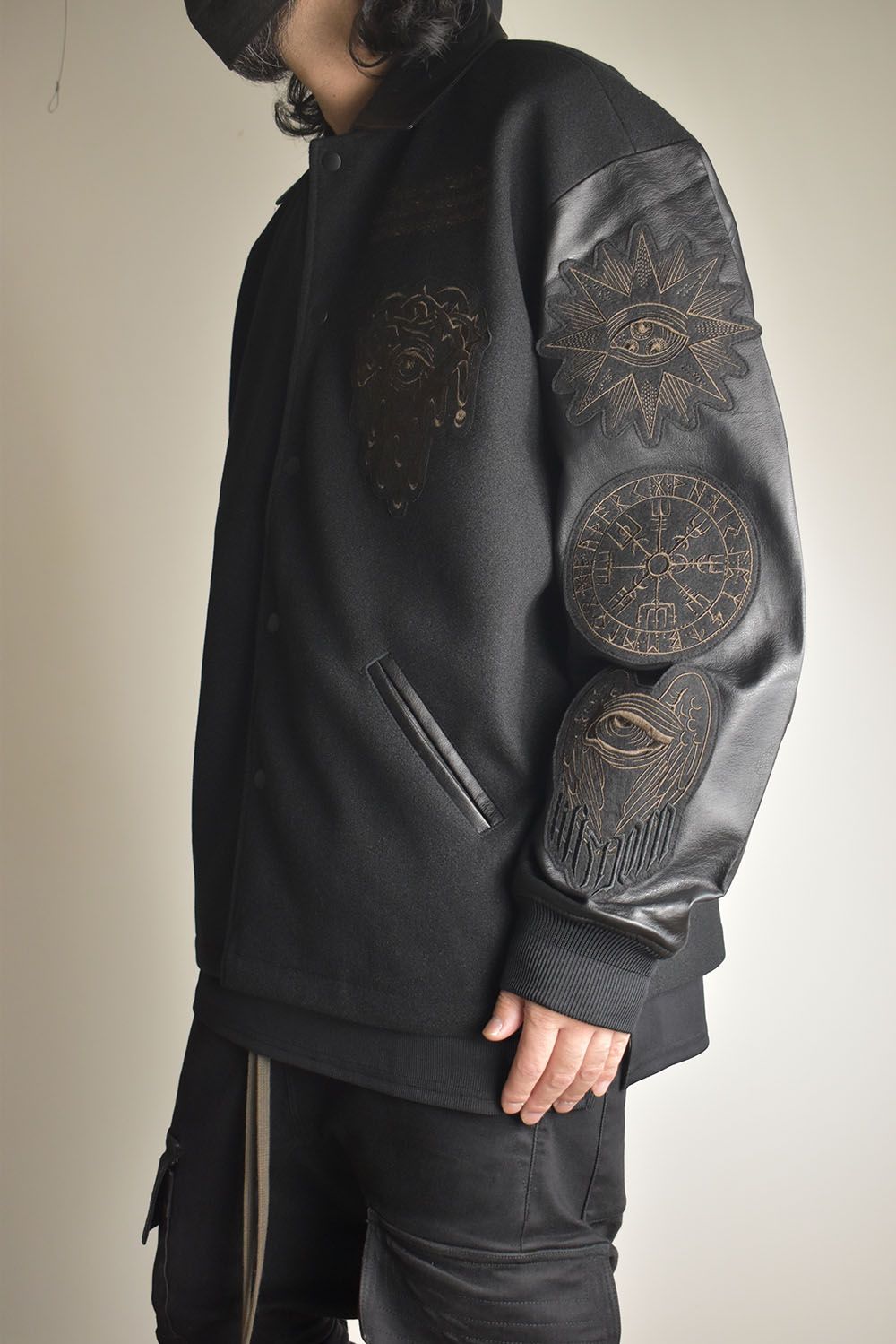 Heavy Melton Coach Jacket"Black" / ヘビーメルトンコーチジャケット"ブラック"