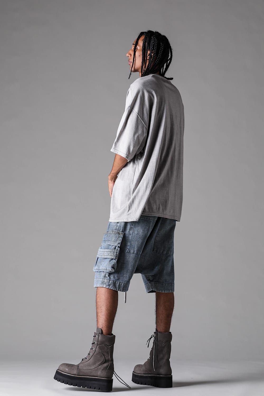 《2027SS先行予約》Denim Cargo Shorts"Blue" / デニムカーゴショーツ"ブルー"