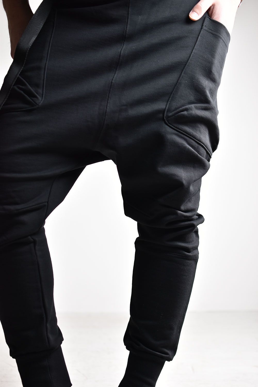 Cotton Sweat Skinny Pants"Black"/ コットンスウェットスキニーパンツ"ブラック"