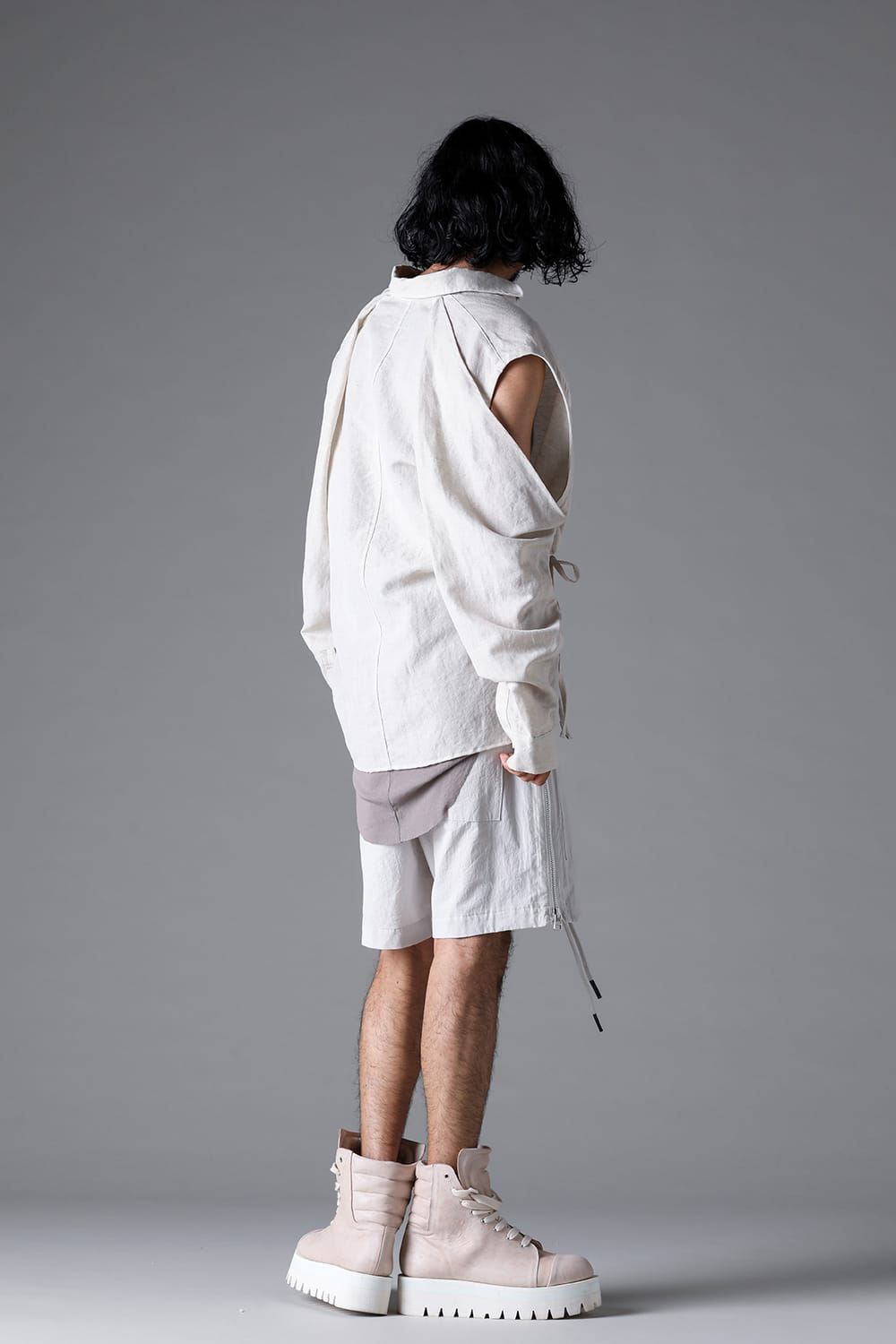 《2026SS先行予約》Side Zip Shorts"Black / White /Stone" / サイドジップショーツ"ブラック/ホワイト/ストーン"