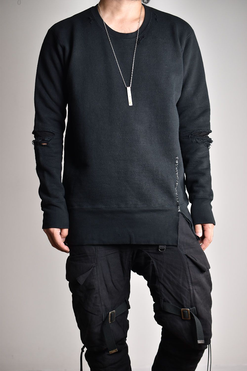 Gament Dyeing Pullover"Black"/ガーメントダイプルオーバー"ブラック"