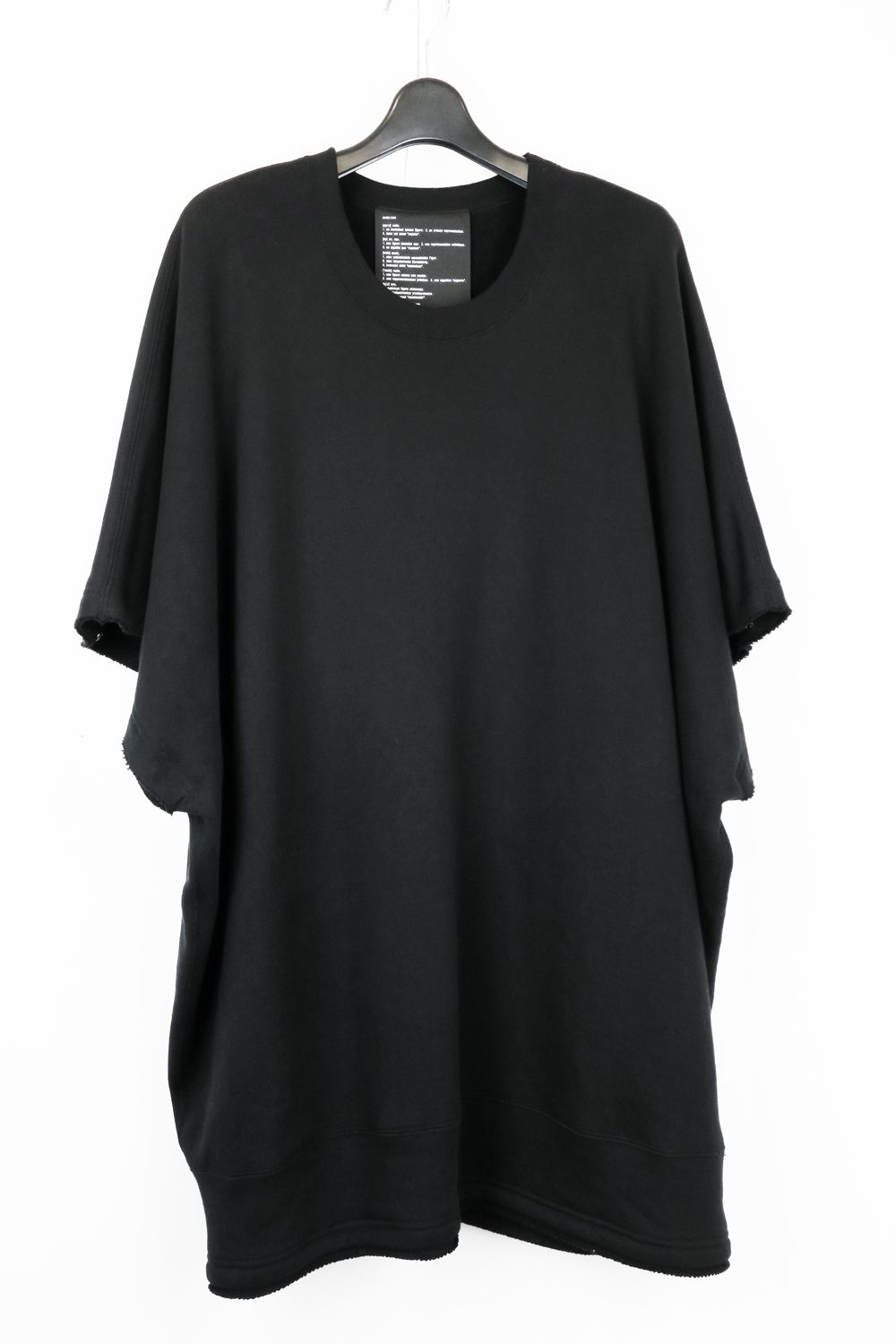 Sweat Oversize Pullover"Black" / スウェットオーバープルオーバー"ブラック"