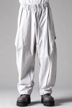 《2027SS先行予約》Sumi Dyed Side Tuck Tapared Pants"Grey / L.Grey" / 墨染サイドタックテーパードパンツ"グレー / ライトグレー"
