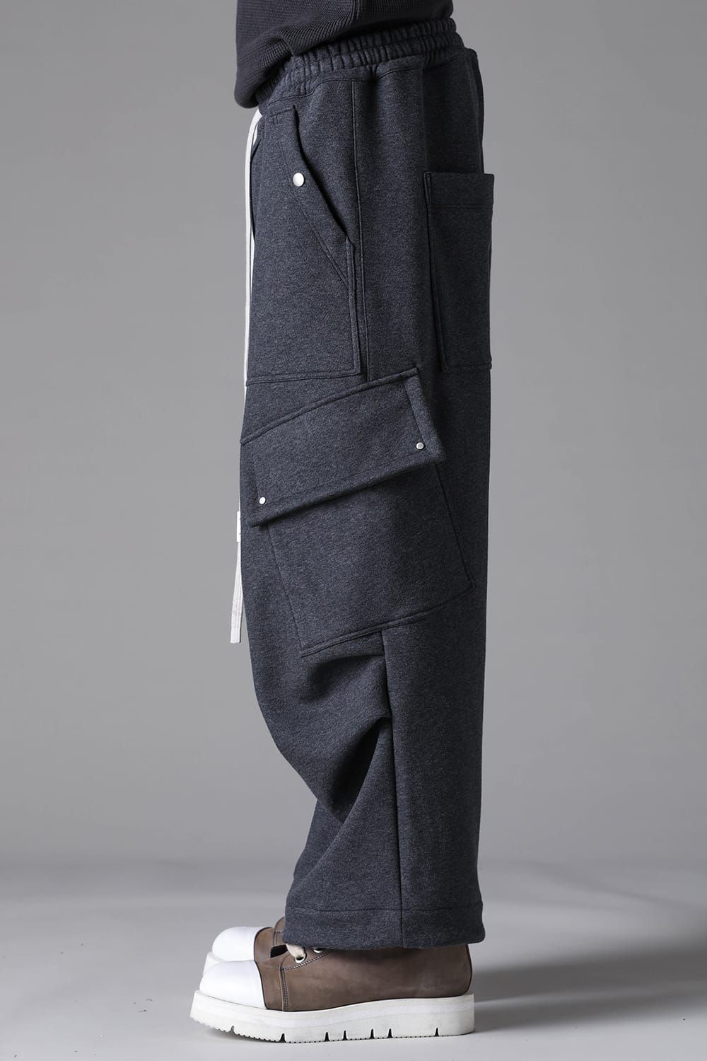 《2026AW先行予約》 Bonded Cargo Wide Pants"Black / D.Grey" ボンデッドカーゴワイドパンツ"ブラック/ダークグレー"