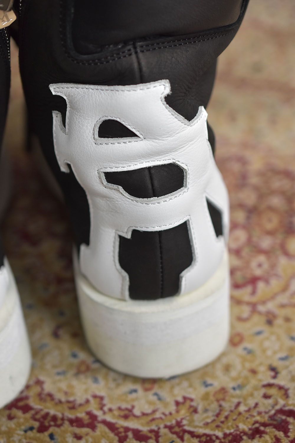 High Cut Sneakers"Black×White"/ハイカットスニーカー"ブラック×ホワイト"