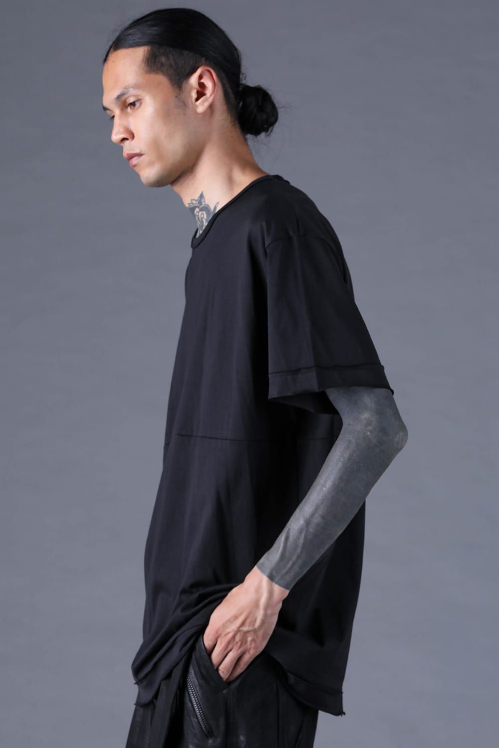 《2027SS先行予約分》100/3 Cotton S/ST T-Shirt"Black" / 100/3天竺ショートスリーブTee"ブラック"