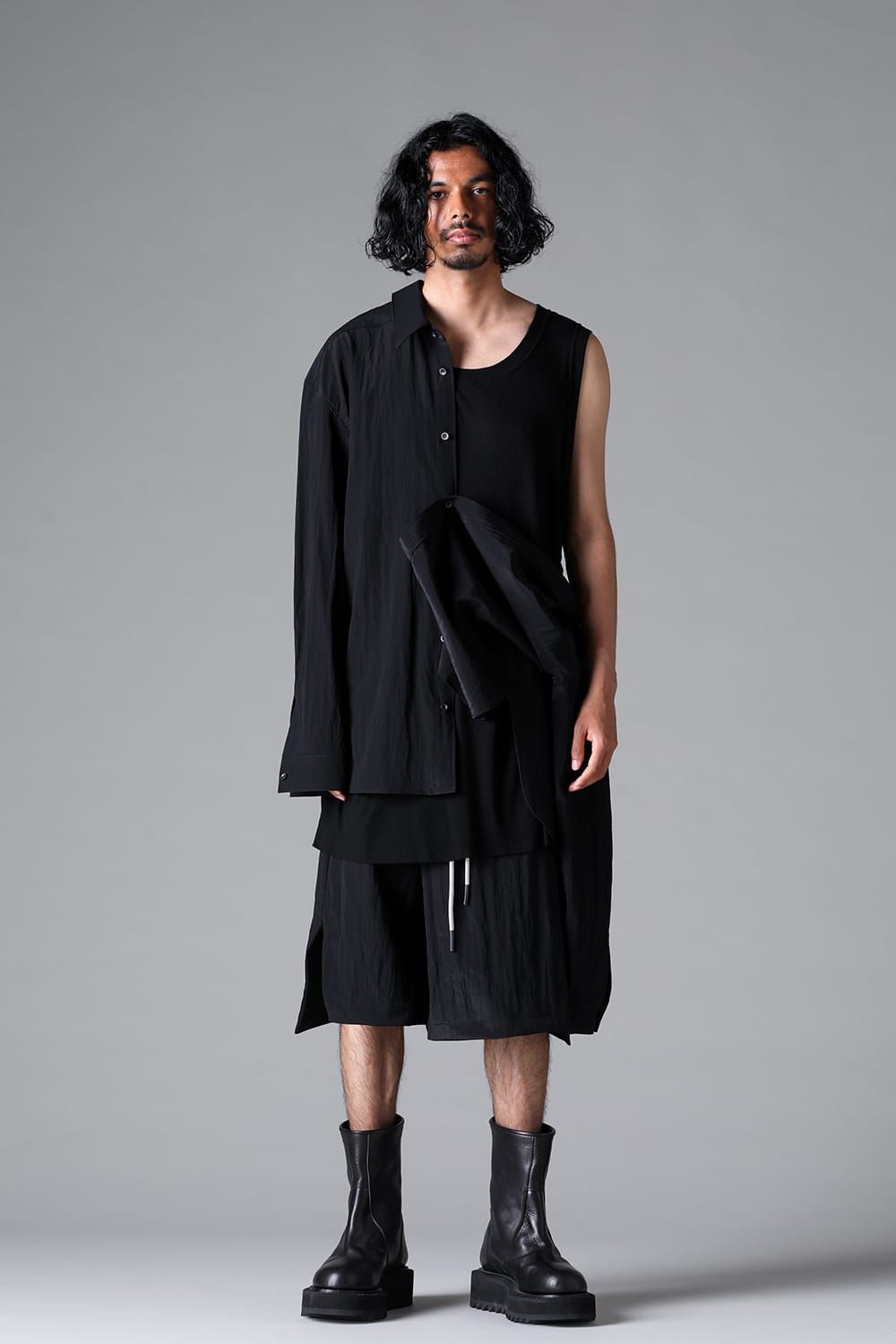 《2026SS先行予約》Skirt Shorts"Black / Cream" /スカートショーツ"ブラック/クリーム"