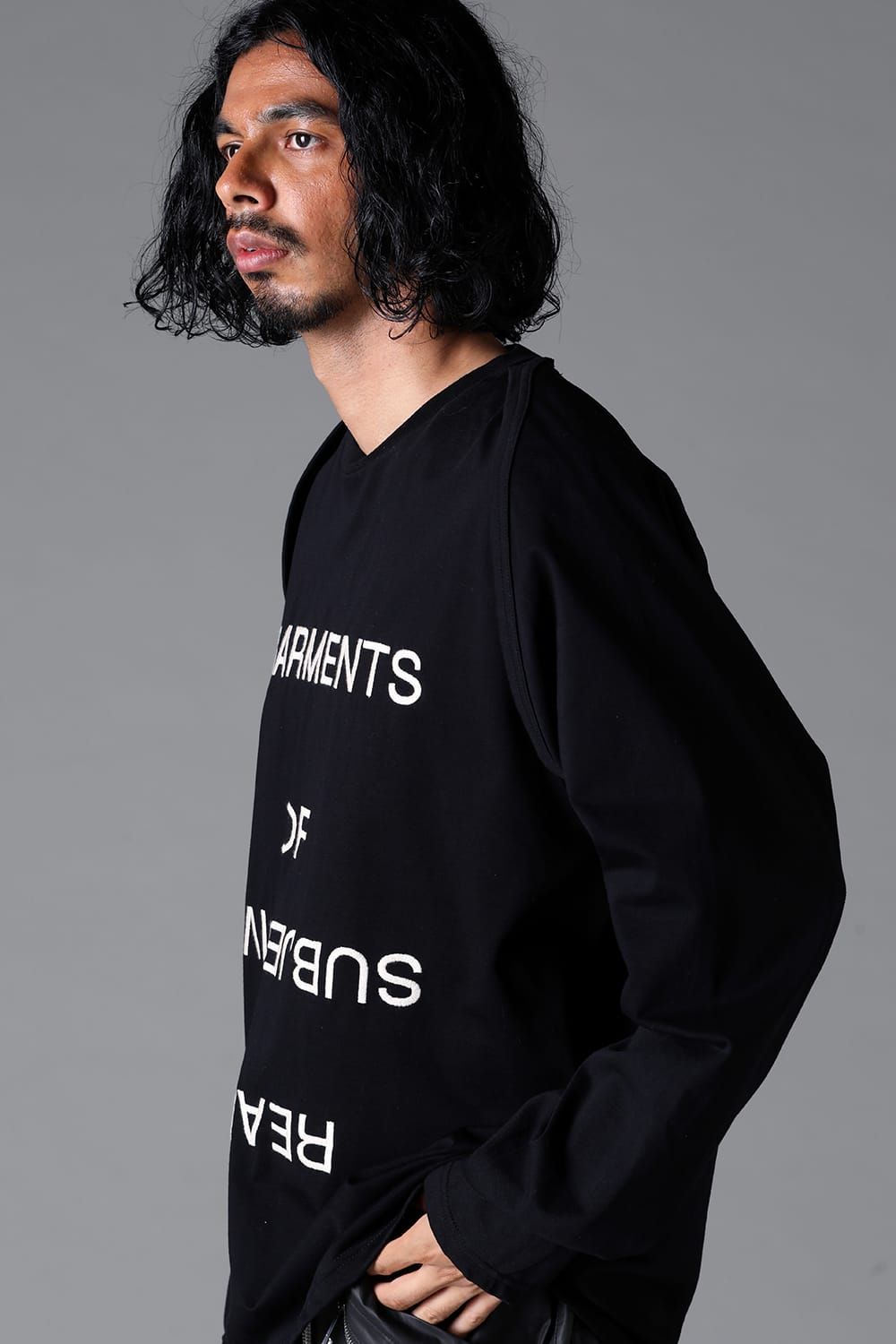 《2026SS先行予約》Shiva Long Sleeve Tee "Black / Cream" /シヴァロングスリーブTee"ブラック/クリーム"