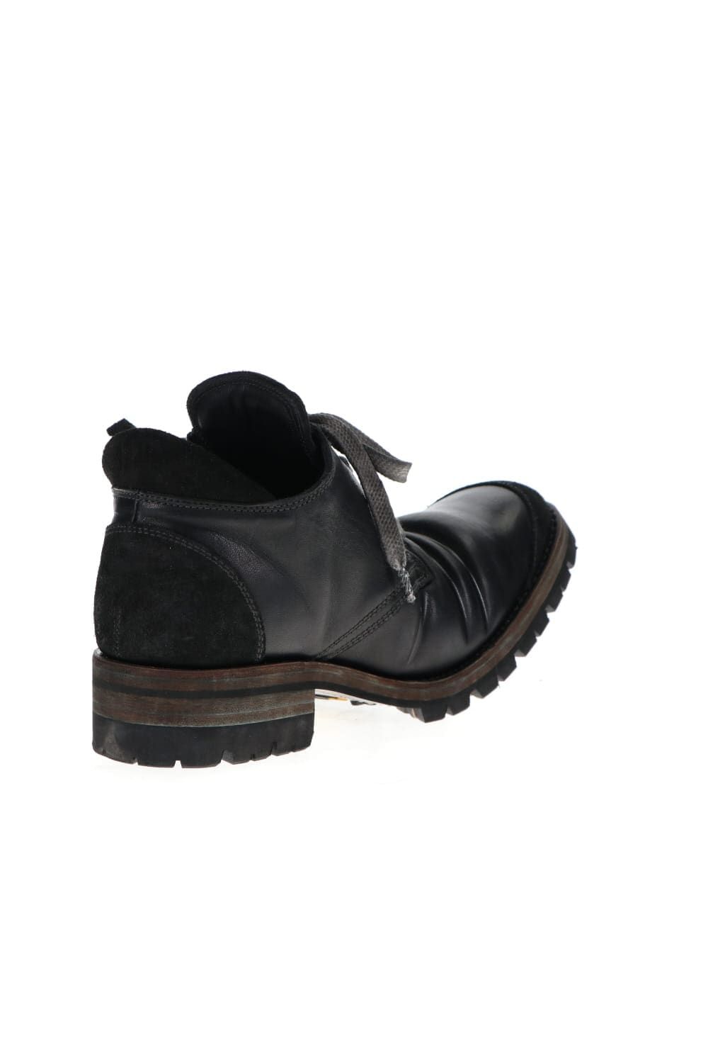 Horse Leather Sneaker Derby Shoes"Black"/ホースレザースニーカーダービーシューズ"ブラック"