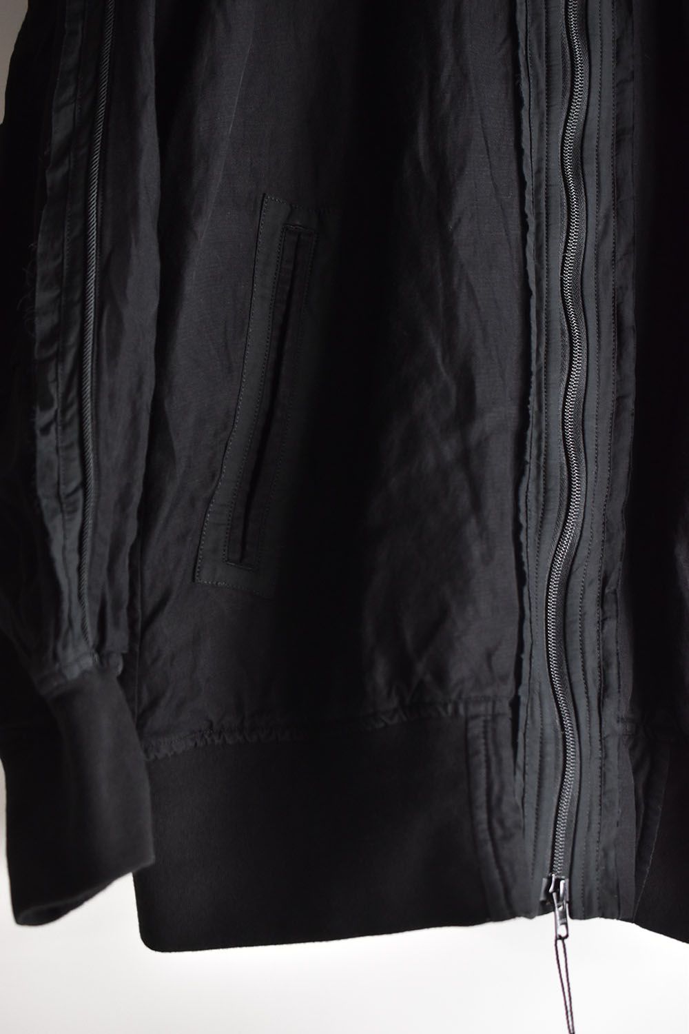 Garment Dyed Bomber Jacket"Black"/ガーメントダイボンバージャケット"ブラック"