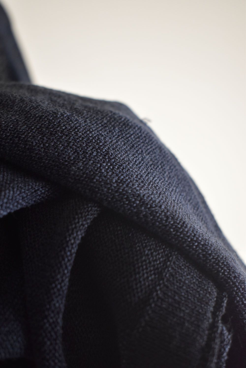 7G Paper Yarn Knit Pullover"Navy" / 7Gペーパーヤーンニットプルオーバー"ネイビー"