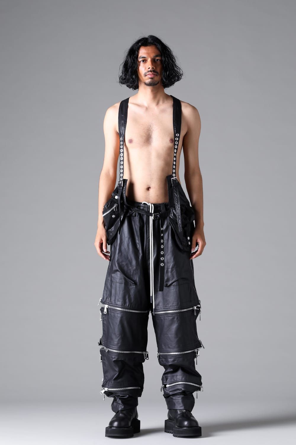 《2026SS先行予約》Matte Coating Cargo Vest Bag"Black" / マットコーティングカーゴベストバッグ"ブラック"