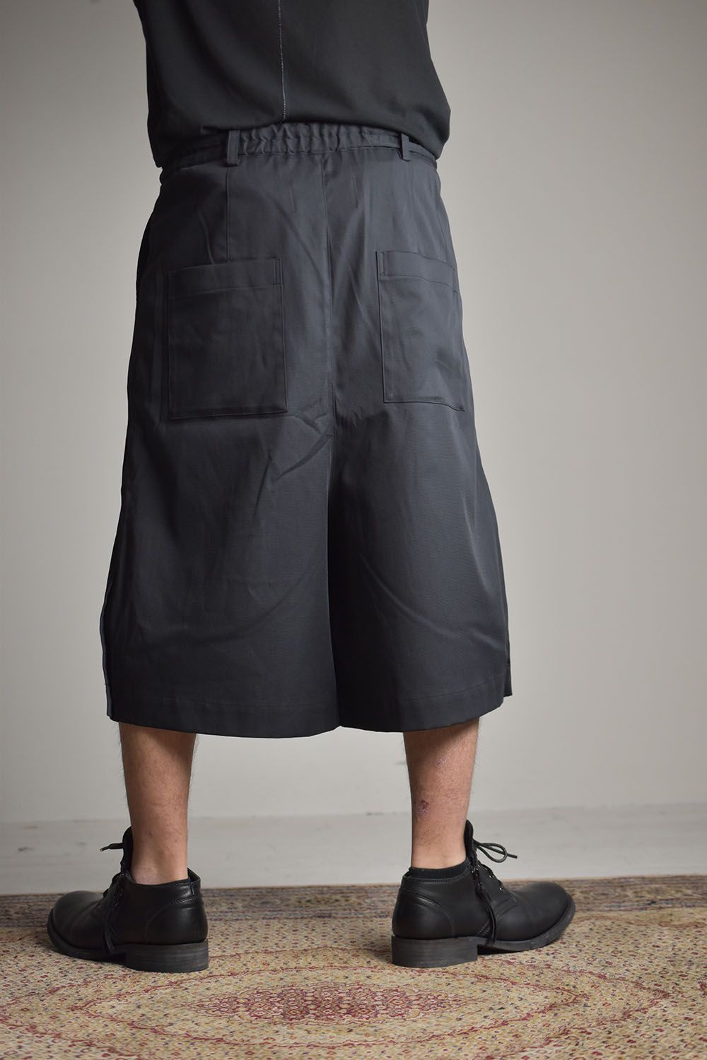 Crevice Baggy Shorts"Black"/クレビスバギーショーツ"ブラック"