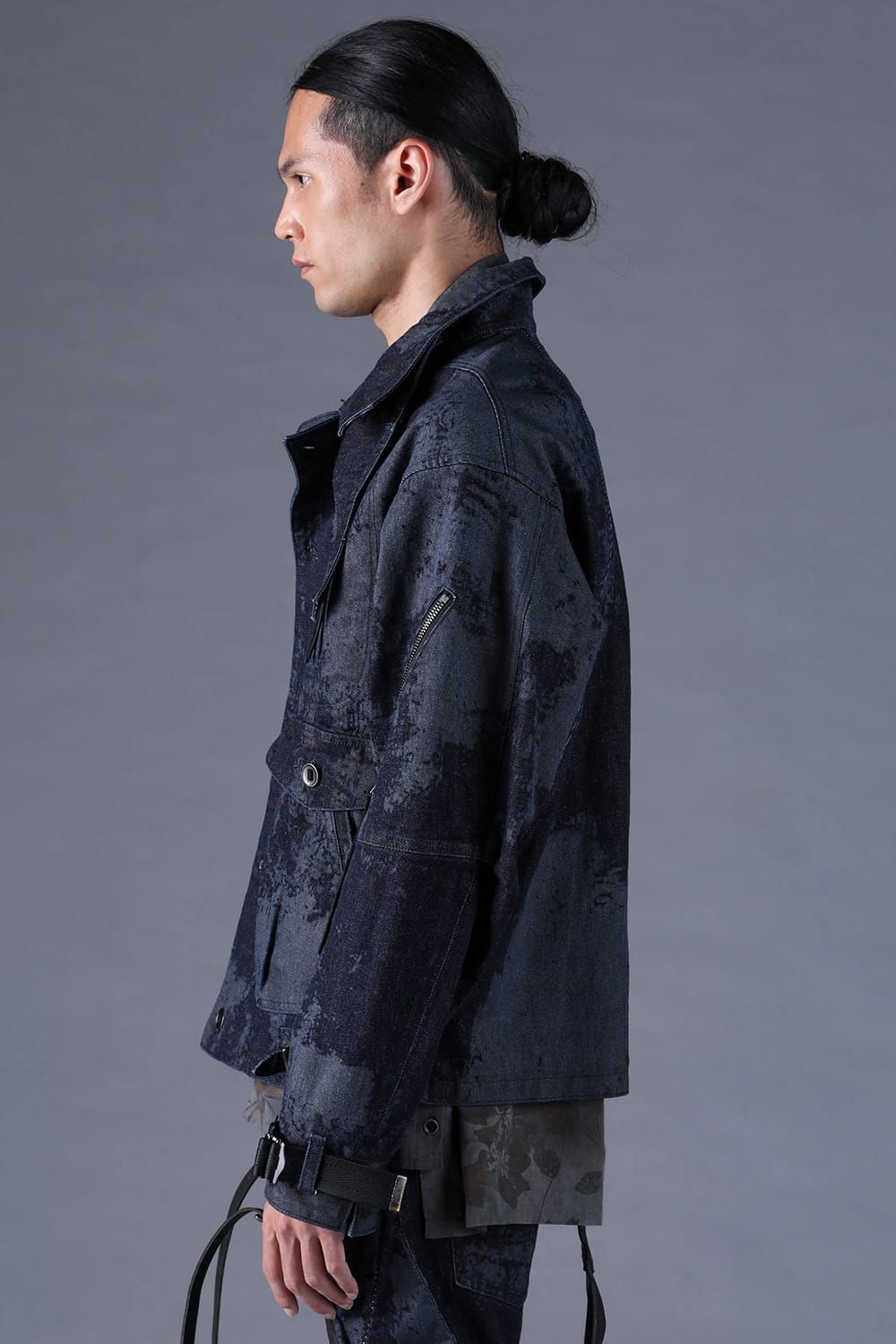 《2027SS先行予約分》Brushed-Coated Work Jacket"Indigo" / ブラッシュコーティングワークジャケット"インディゴ"
