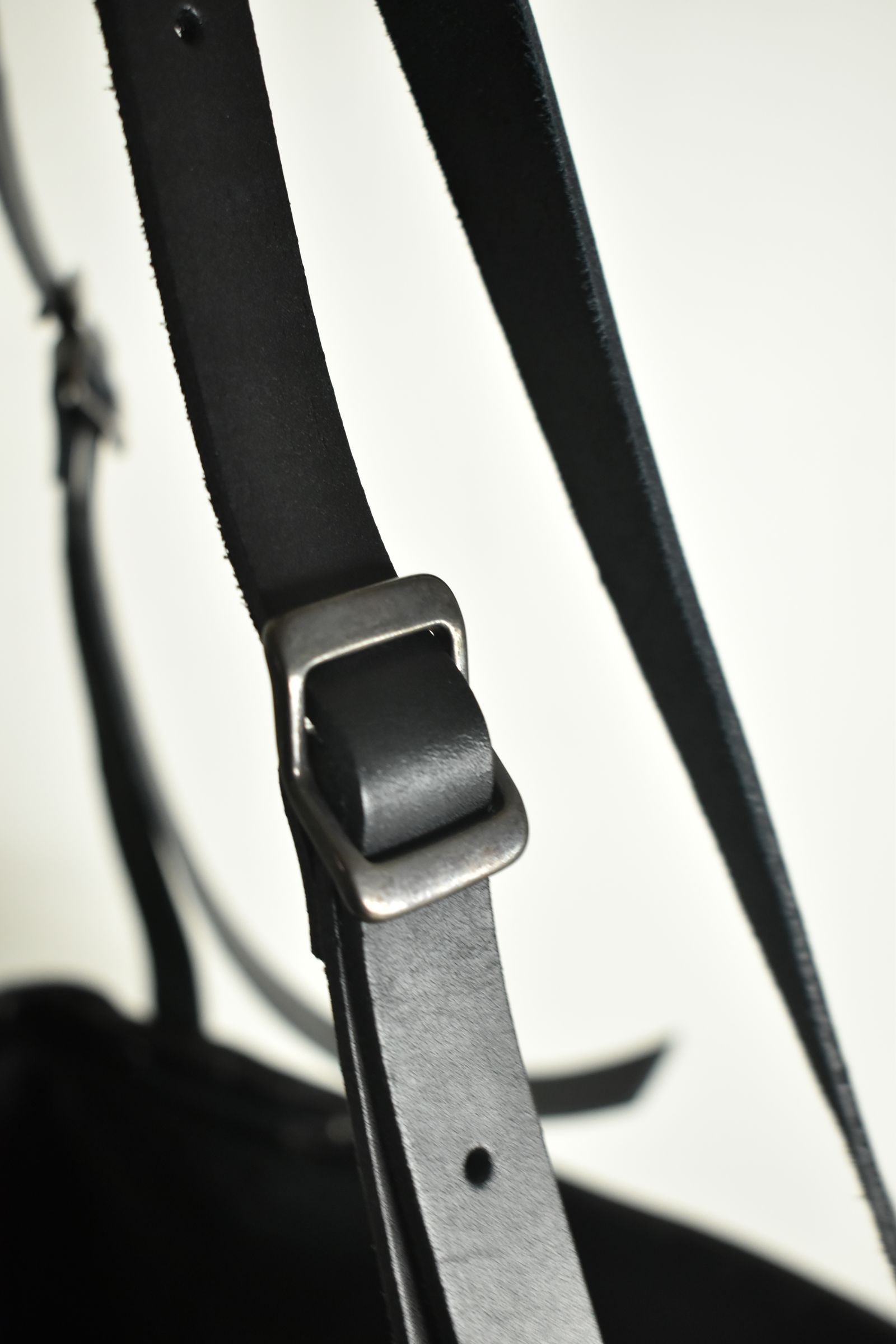 Horse Leather Shoulder Bag"Black" / ホースレザーショルダーバッグ"ブラック"