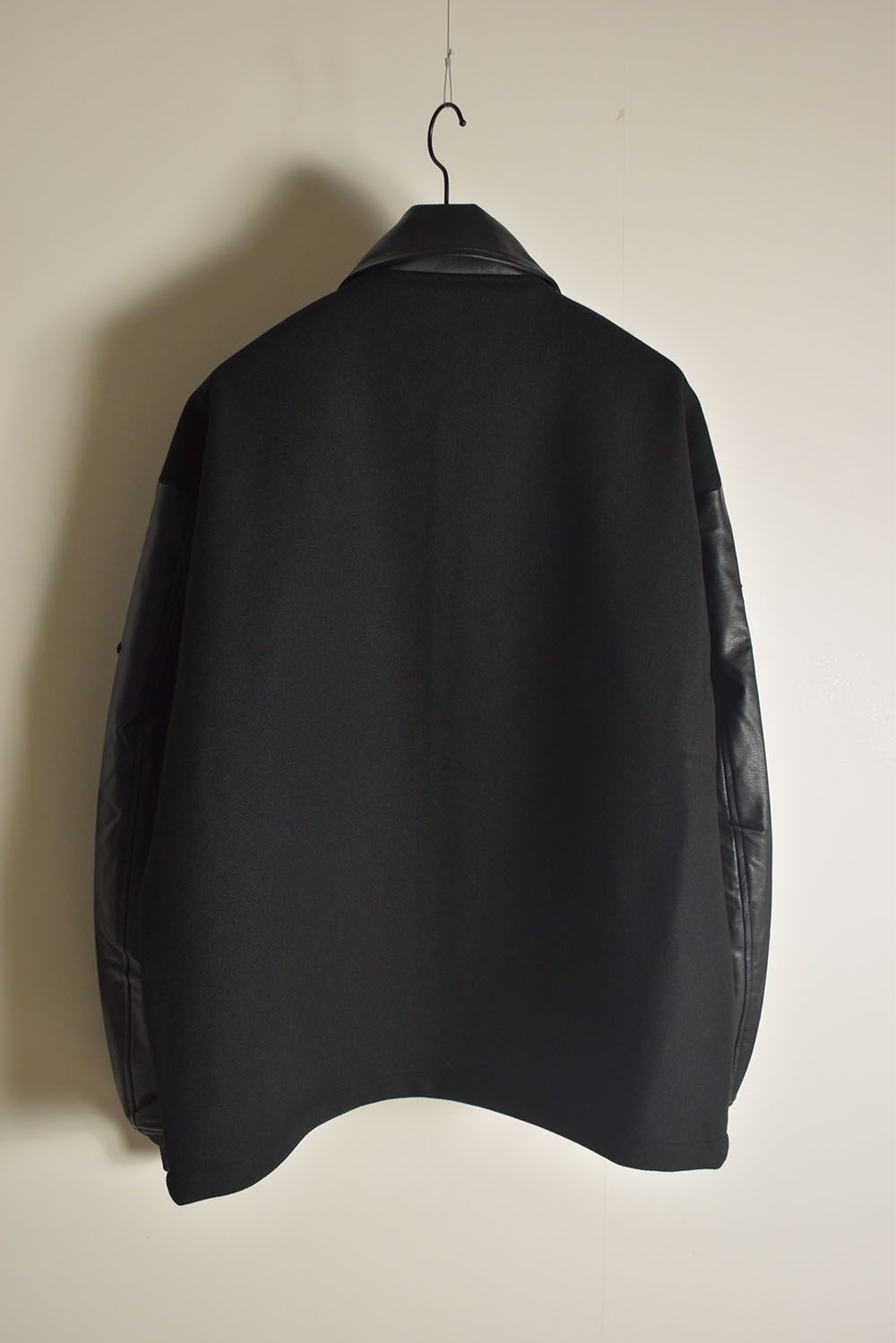 Heavy Melton Coach Jacket"Black" / ヘビーメルトンコーチジャケット"ブラック"