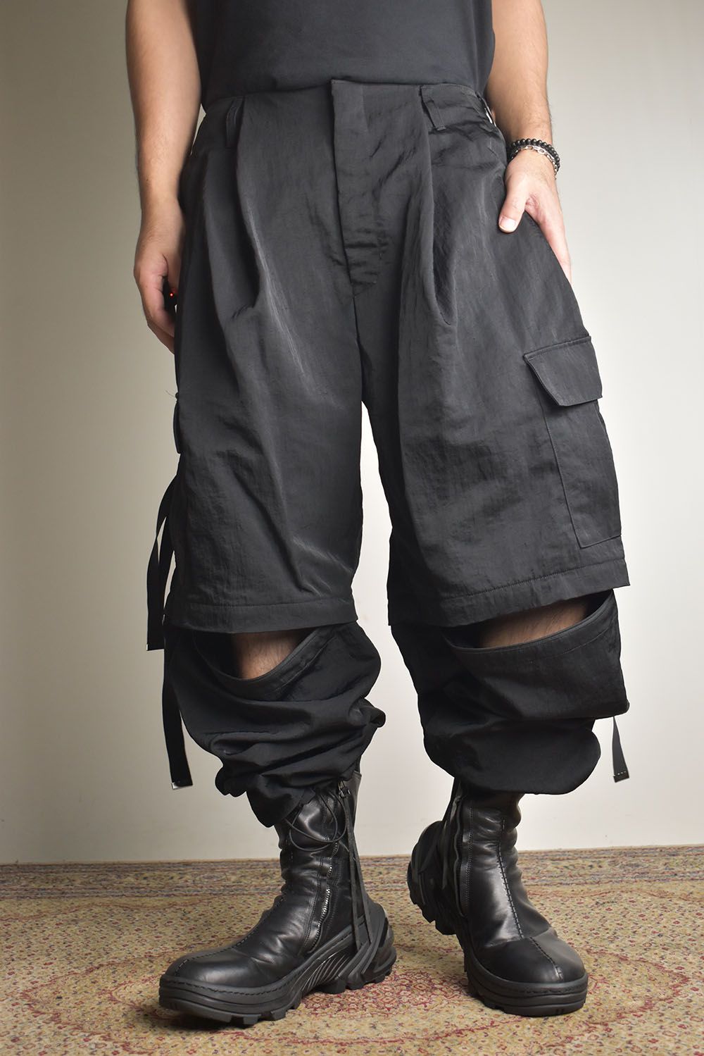 Detachable Cargo Pants"Black"/ デタッチャブルカーゴパンツ"ブラック"