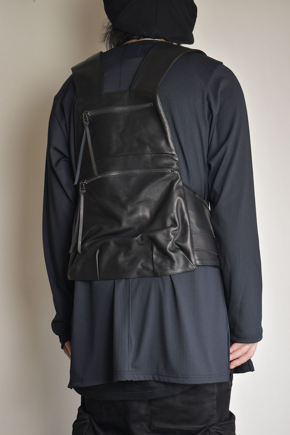 Horsehide Leather Vest Bag "Black" / ホースレザーベストバッグ"ブラック"