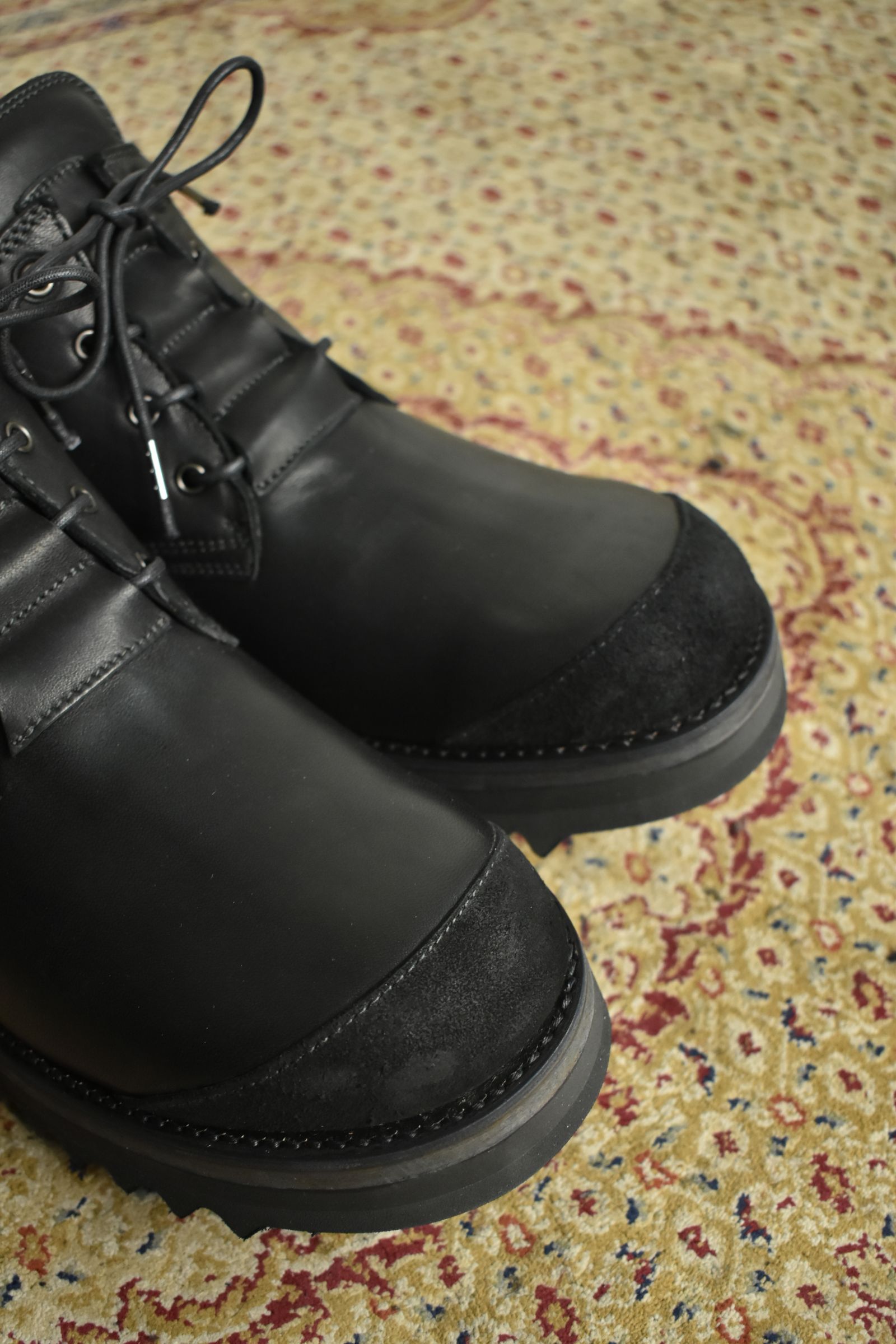 Horse Leather Derby Shoes"Black" / ホースレザーダービーシューズ"ブラック"