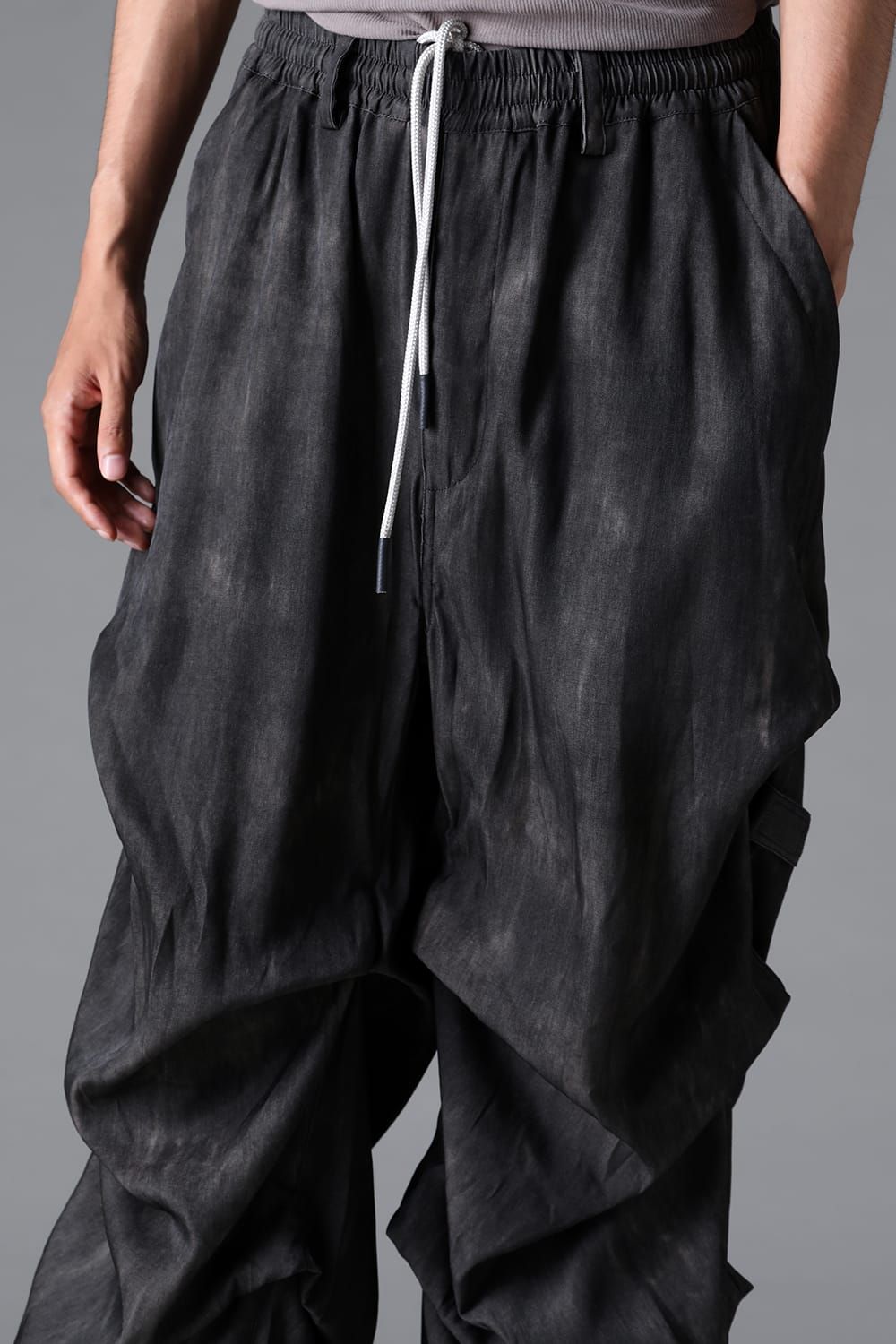 《2026SS先行予約》Tuck Wide Pants"Black / Uneven D.Grey / Uneven Grey" / タックワイドパンツ"ブラック/アンイーブンダークグレー/アンイーブングレー"
