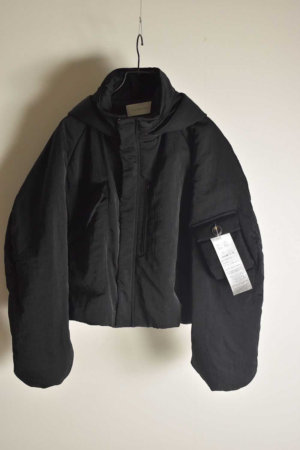 Padding Short Blouson"Black" / パディングショートブルゾン"ブラック"
