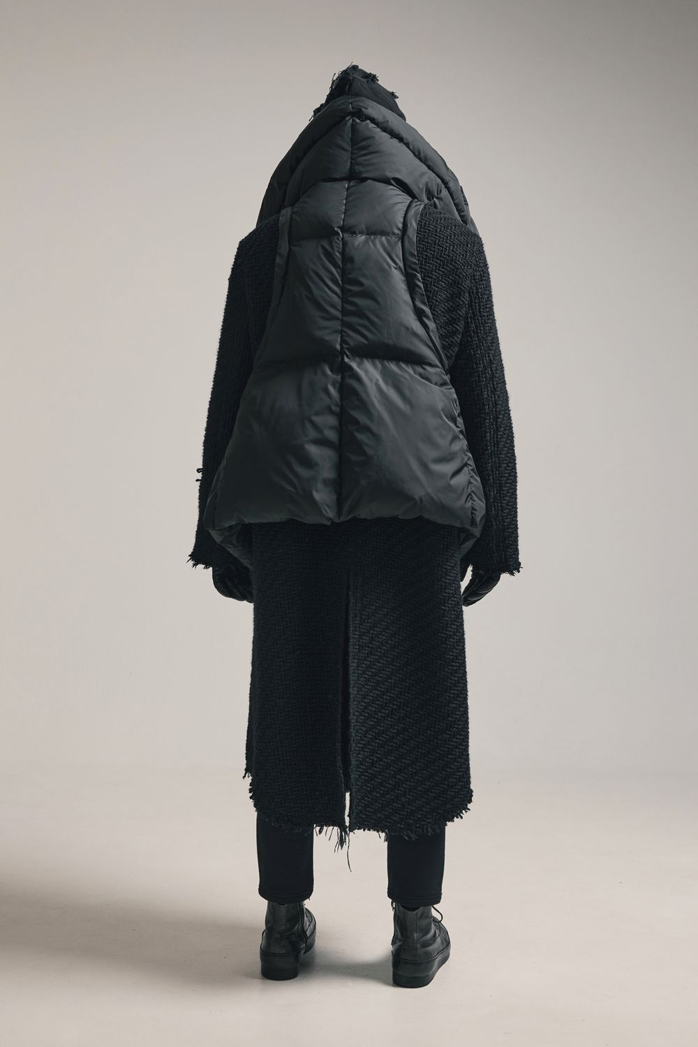 Detachable Sleeve Down Jacket"Black" / デタッチャブルスリーブダウンジャケット"ブラック"