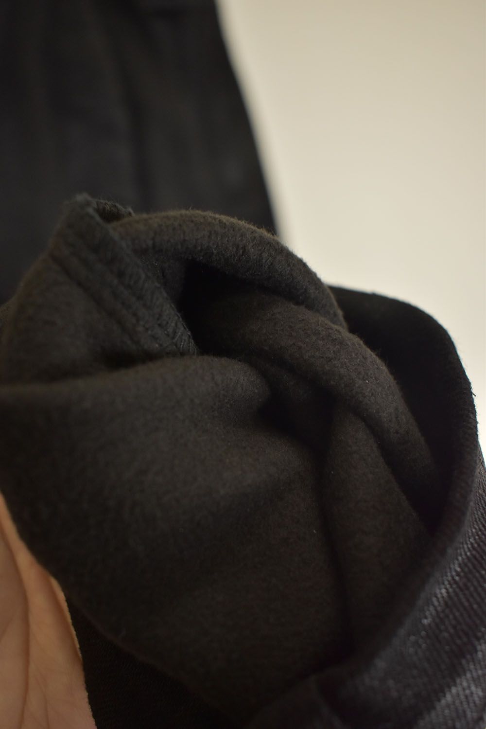 Coating Bonding  Sarouel Skinny Denim"Black" / コーティングボンディングサルエルスキニーデニム"ブラック"