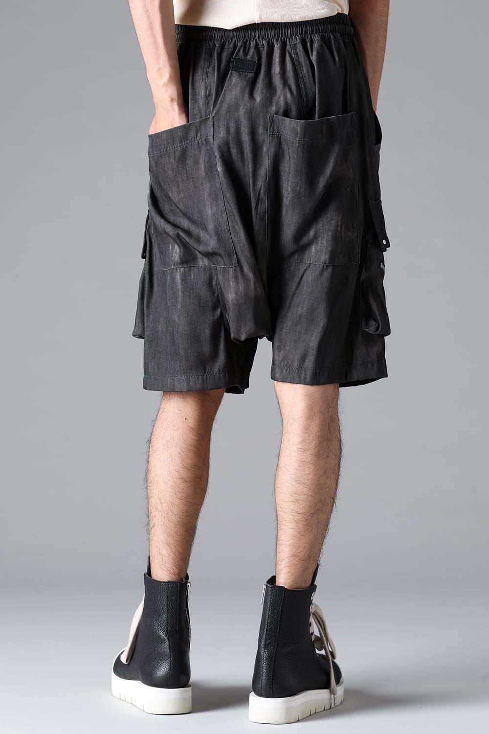 《2026SS先行予約》Cargo Shorts"Black / Uneven D.Grey / Uneven Grey" / カーゴショーツ"ブラック/アンイーブンダークグレー/アンイーブングレー"