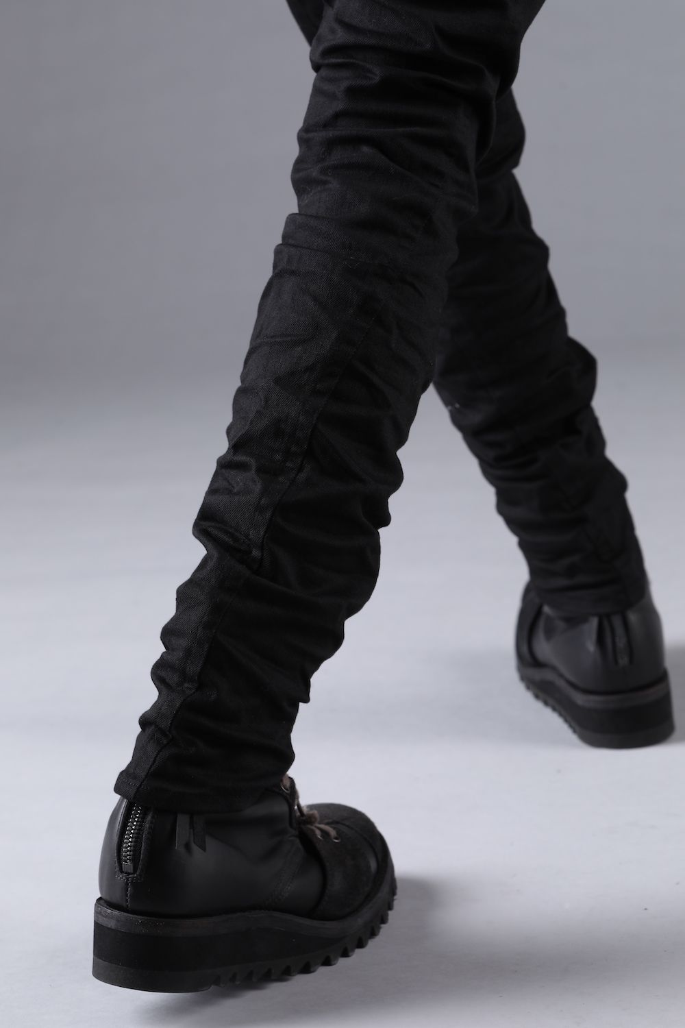 Stretch Denim Straight Slim Pants"Black" / ストレッチデニムストレートスリムパンツ"ブラック"