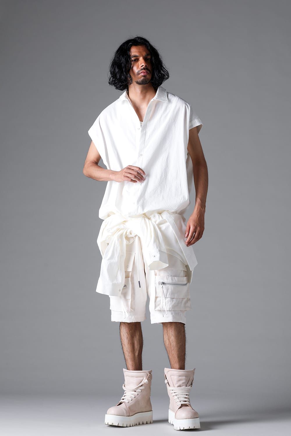 《2026SS先行予約》Cargo Shorts"Black / White" / カーゴショーツ"ブラック/ホワイト"