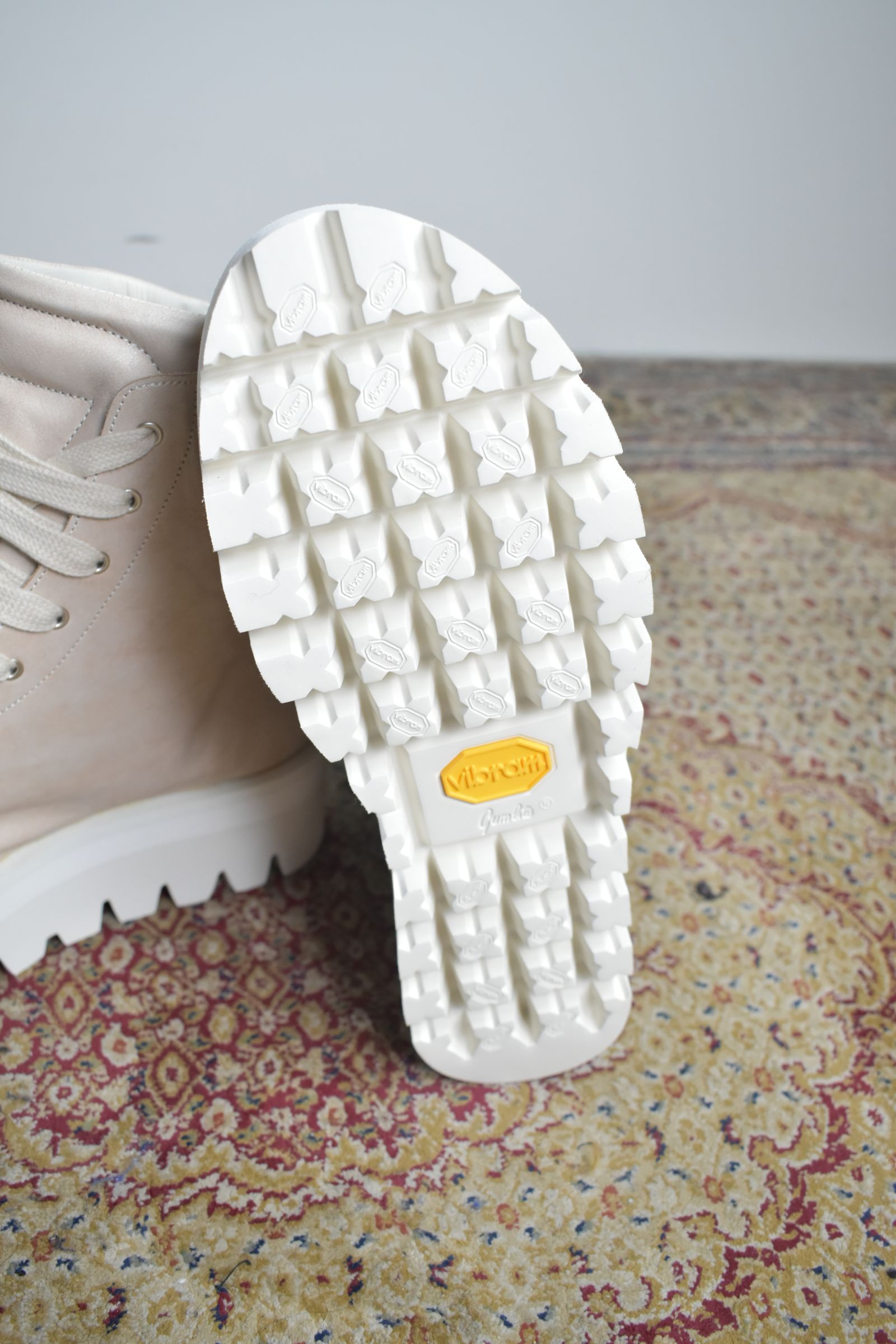 Sneaker Boots"Ash Pink×White" / スニーカーブーツ"アッシュピンク×ホワイト"