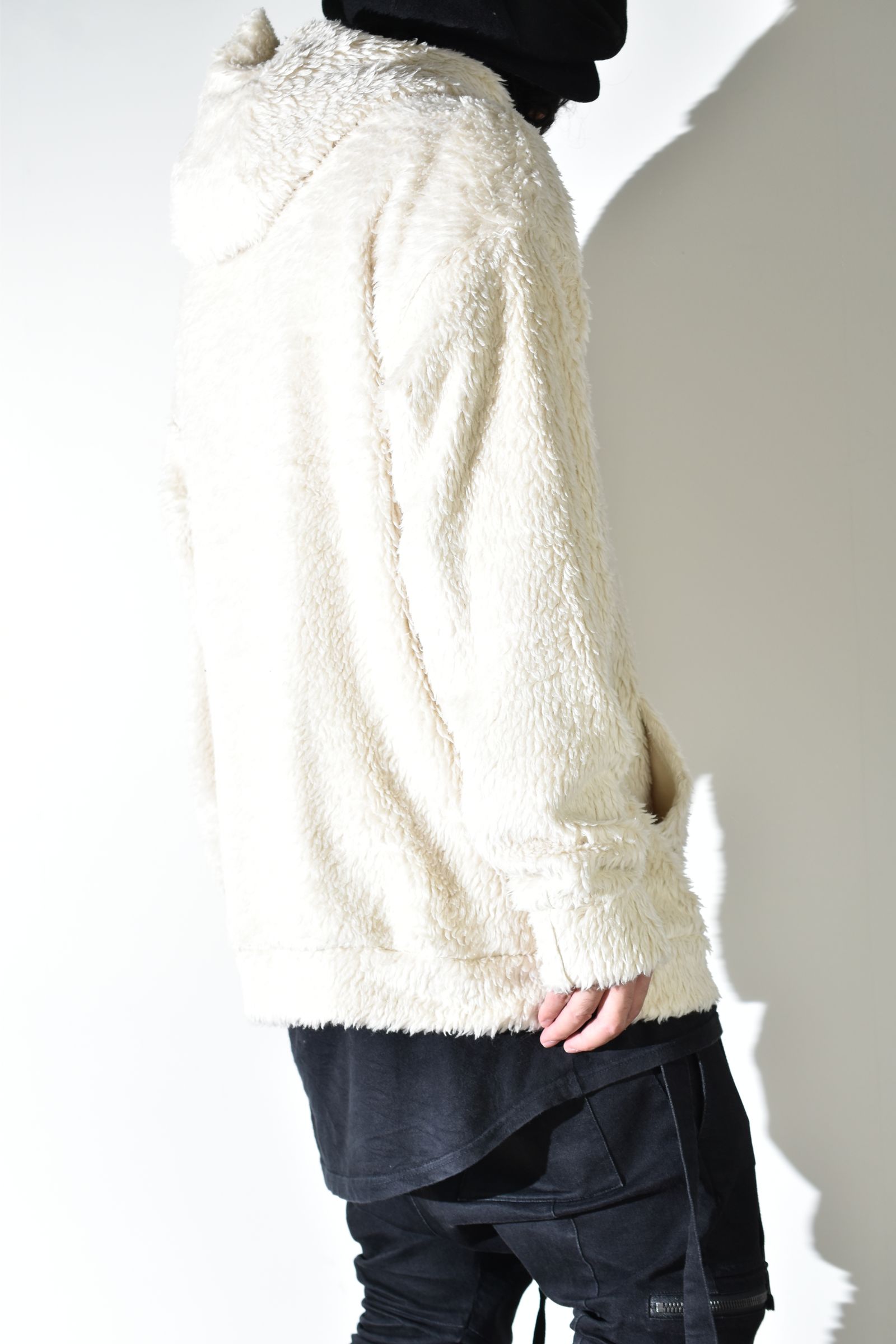 Oversized Pullover Hoodie "Ecru" / オーバーサイズプルオーバーフーディ"エクリュ"