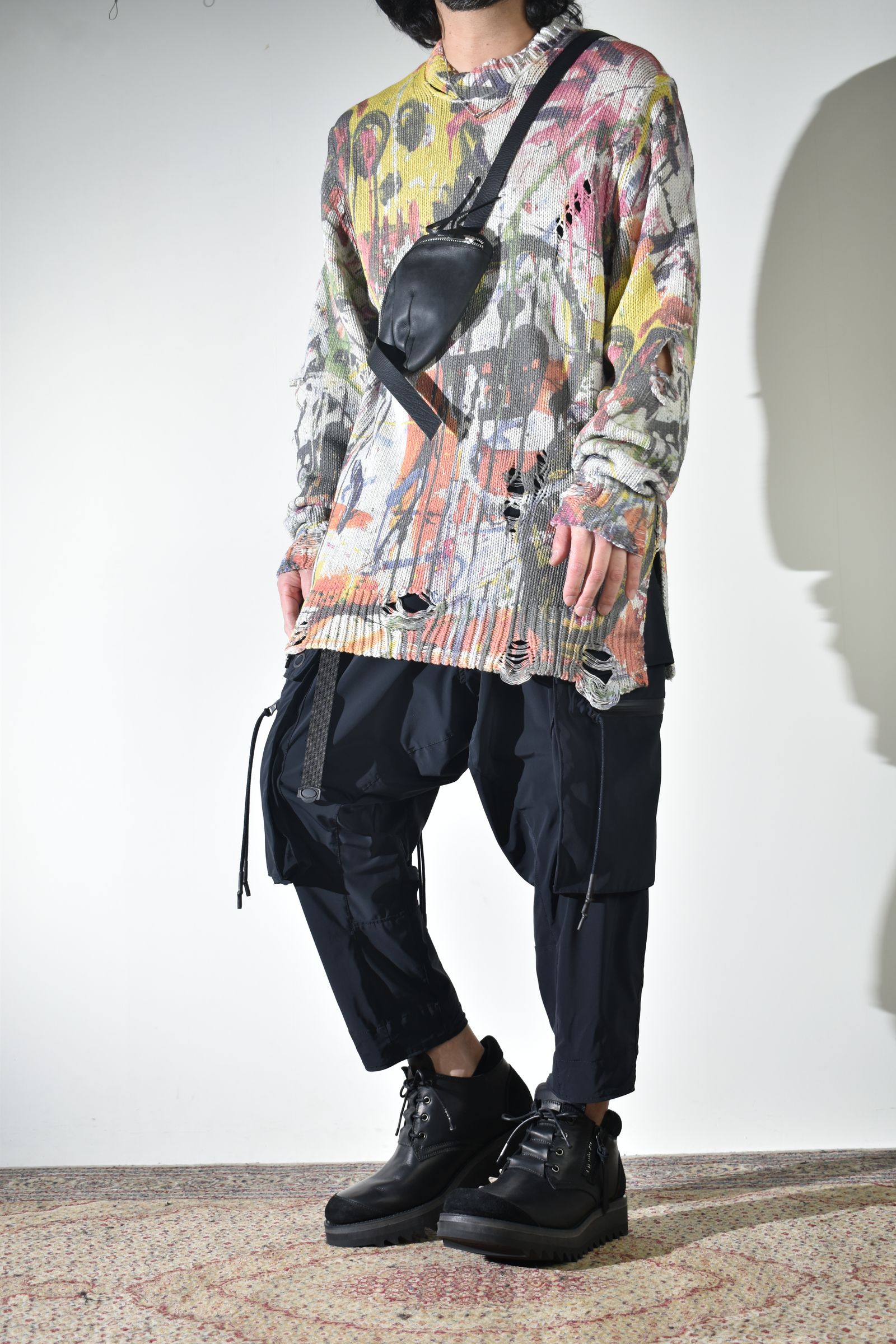 テクニカルなカーゴパンツ