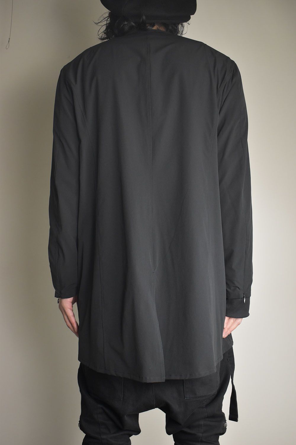 Anorak Jerseey Coat"Black" / アノラックジャージーコート"ブラック"