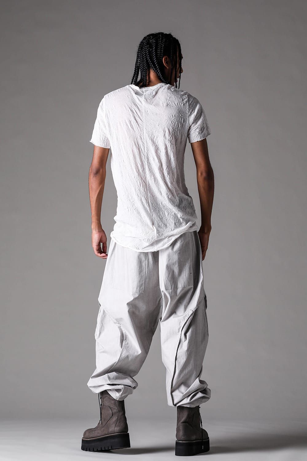 《2027SS先行予約》Washed Guize Crew Neck Tee"Black / White /L.Grey /Grey" / ウォッシュドガーゼクルーネックTee"ブラック / ホワイト /ライトグレー /グレー"