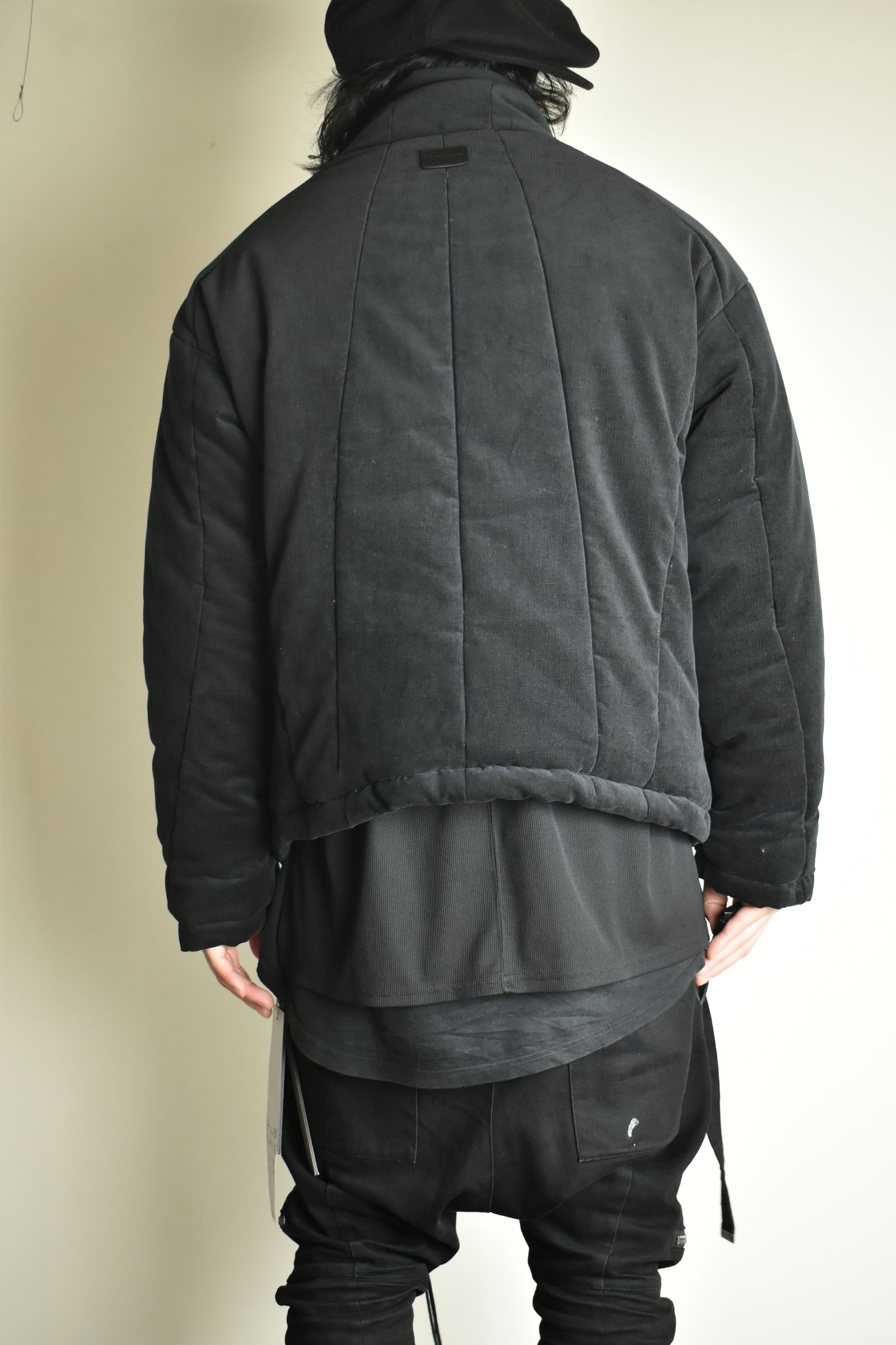 《2026AW先行予約》Corduroy Padded Blouson "Black" / コーデュロイパデッドブルゾン"ブラック"