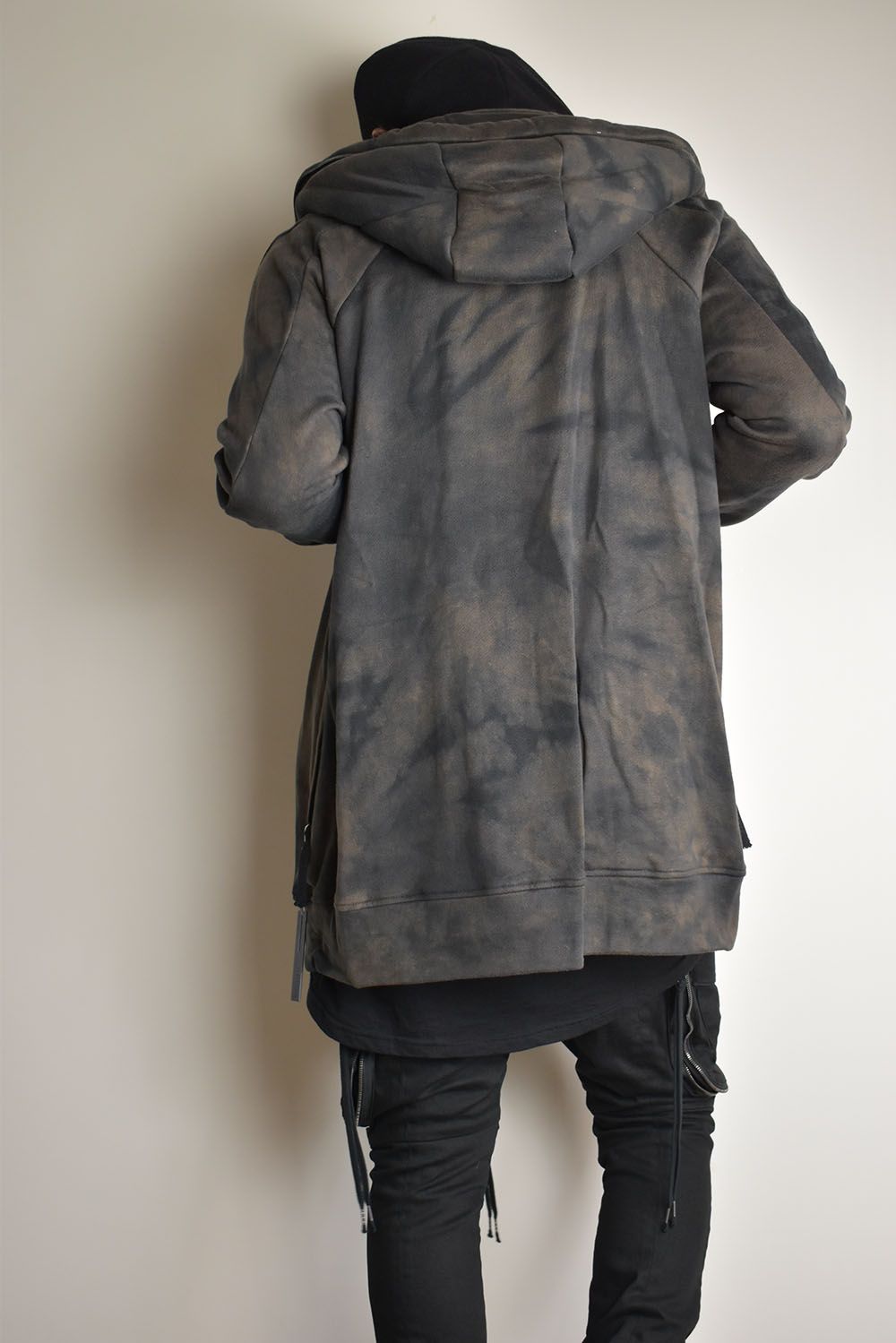 Non Ply Yarn Lined Hooded Jacket"Dust" /  無撚糸裏毛フーデッドジャケット"ダスト"