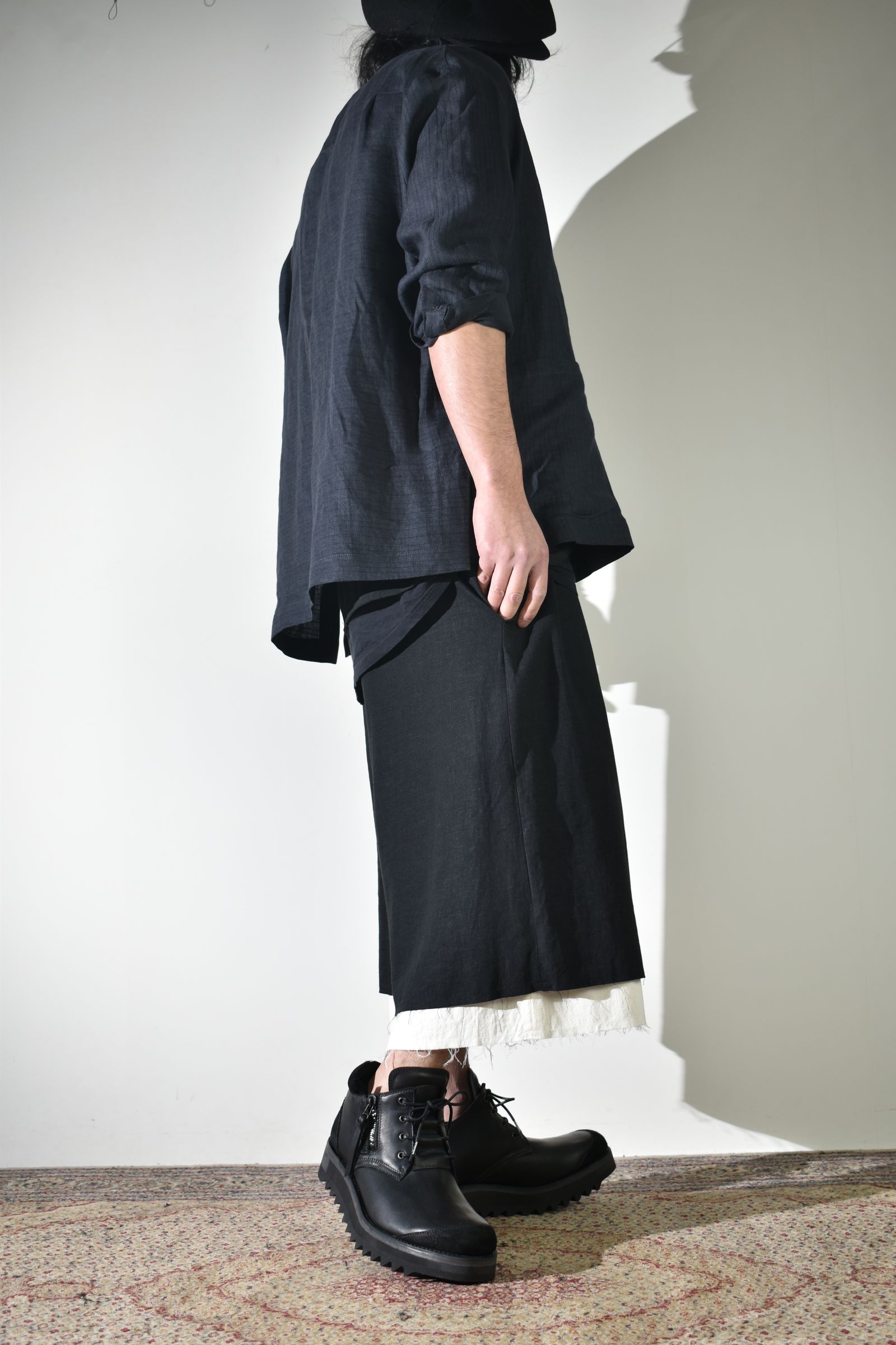 ラフな着方もあり