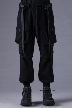 《2027SS先行予約分》Dry Jersey Cargo Jog Pants"Black" / ドライジャージーカーゴジョグパンツ"ブラック"