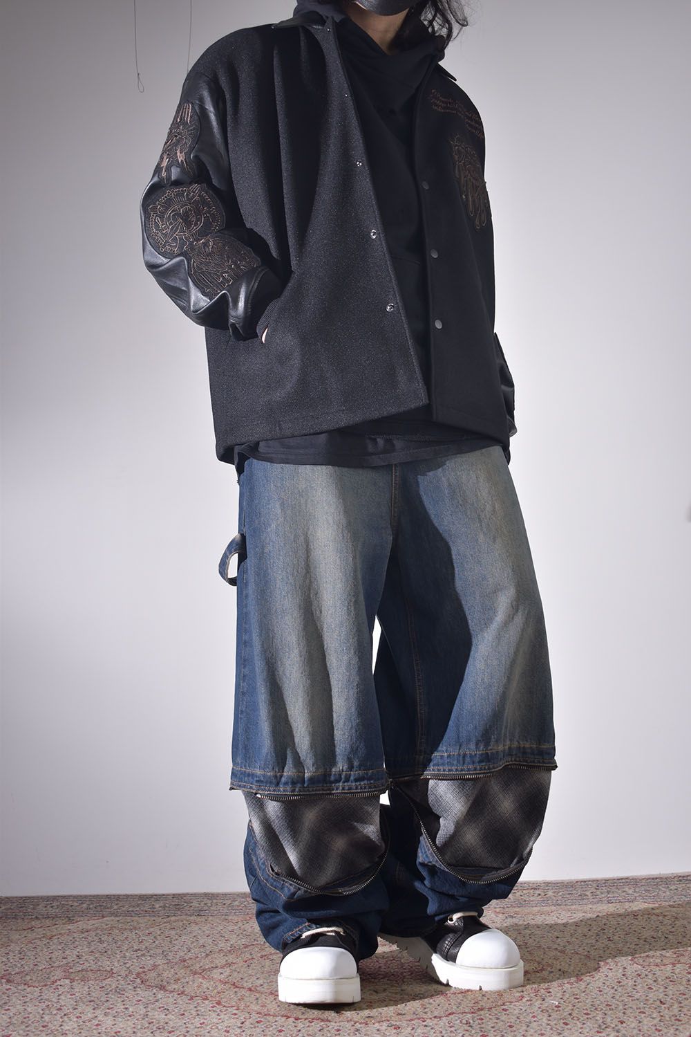 コーチジャケット×デニム