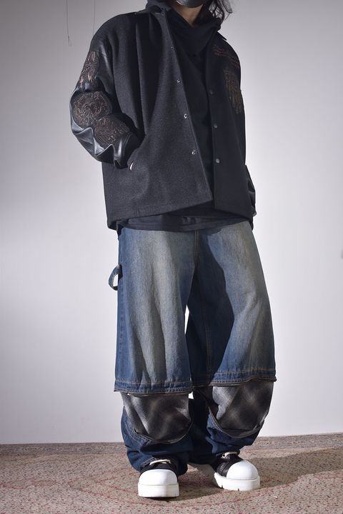 コーチジャケット×デニム
