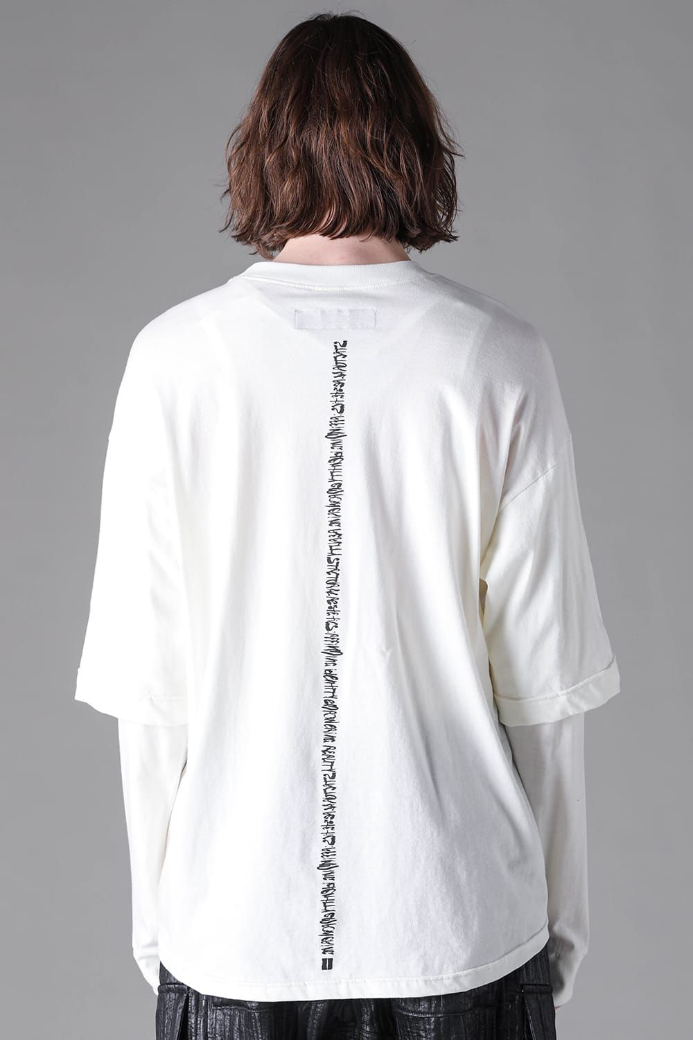 《2026AW先行予約》Printed Layerd Long Sleeve "Ivory" / プリントレイヤードロングスリーブ"アイボリー"