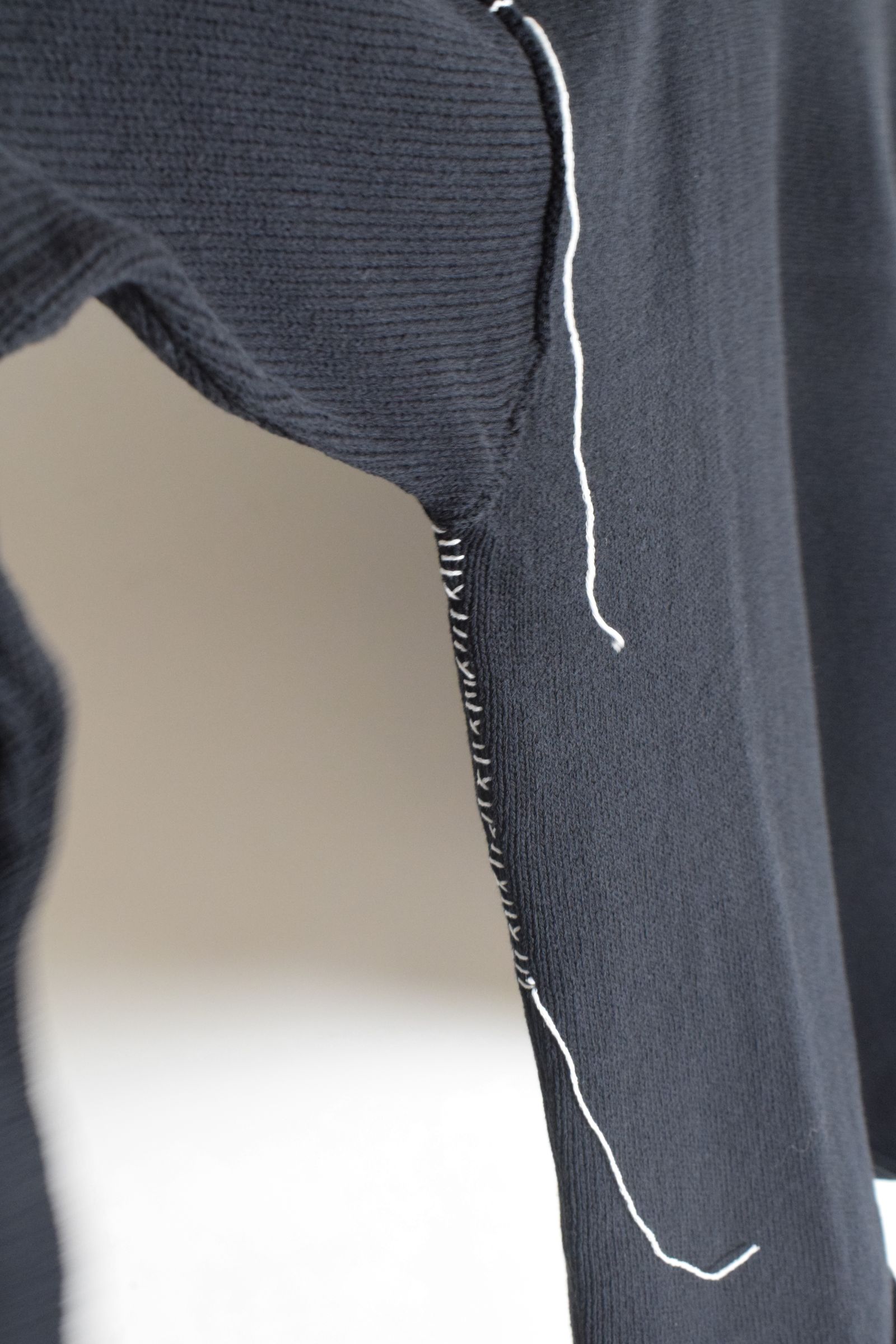 Stitch knit "Black" / ステッチニット"ブラック"