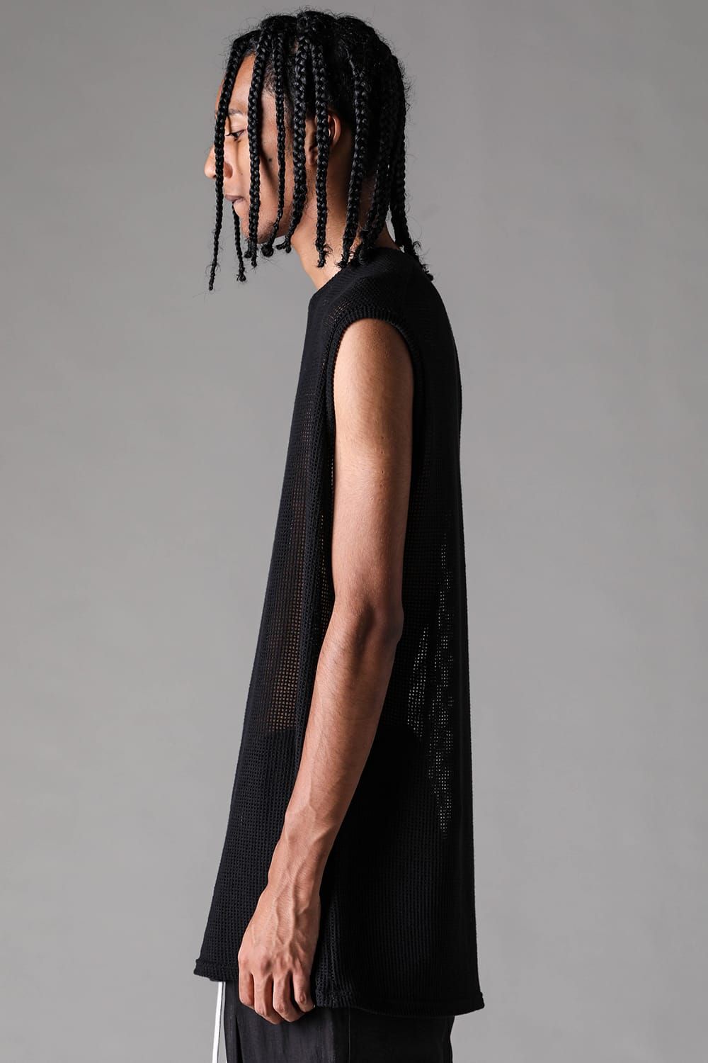 《2027SS先行予約》Mesh Tank Top "Black" / メッシュタンクトップ "ブラック"
