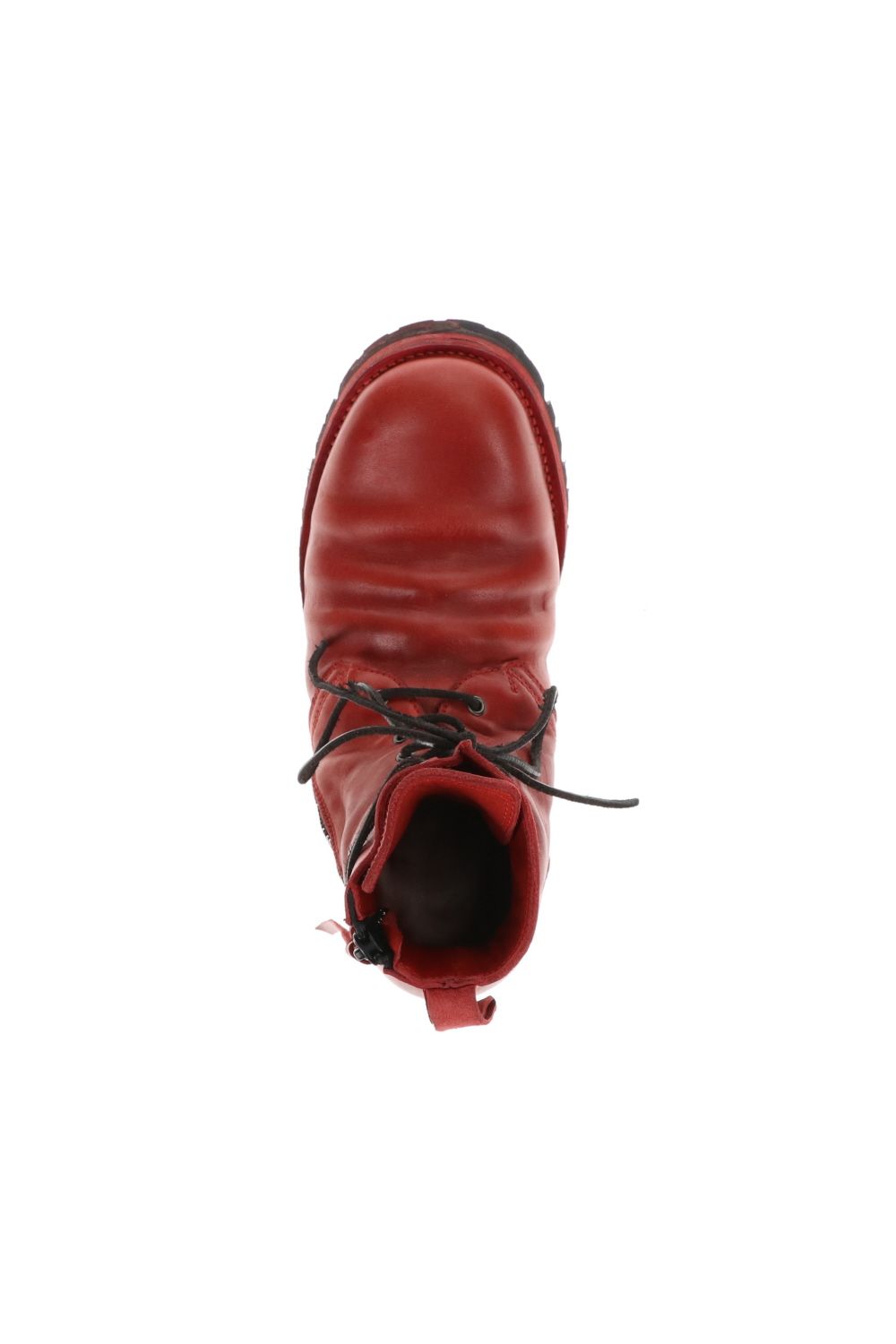 Horse Leather Lace Up Combat Boots"Red"/アップホースレザーレースアップコンバットブーツ"レッド"