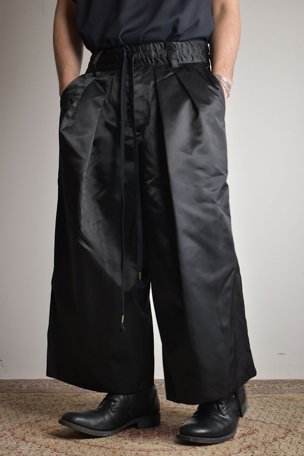 LC2 HAKAMA Trousers"Black"/袴トラウザーズ"ブラック"